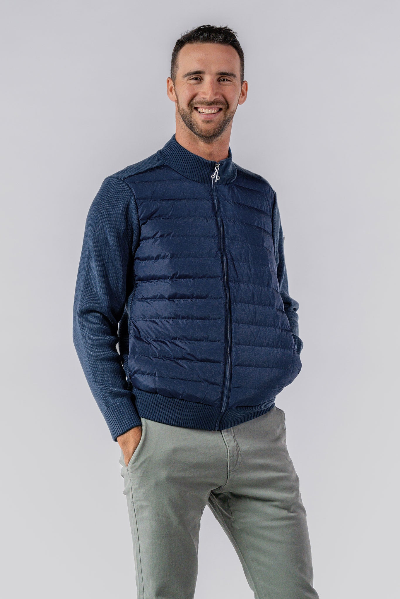 Men's Sweater Vest - Matte Navy