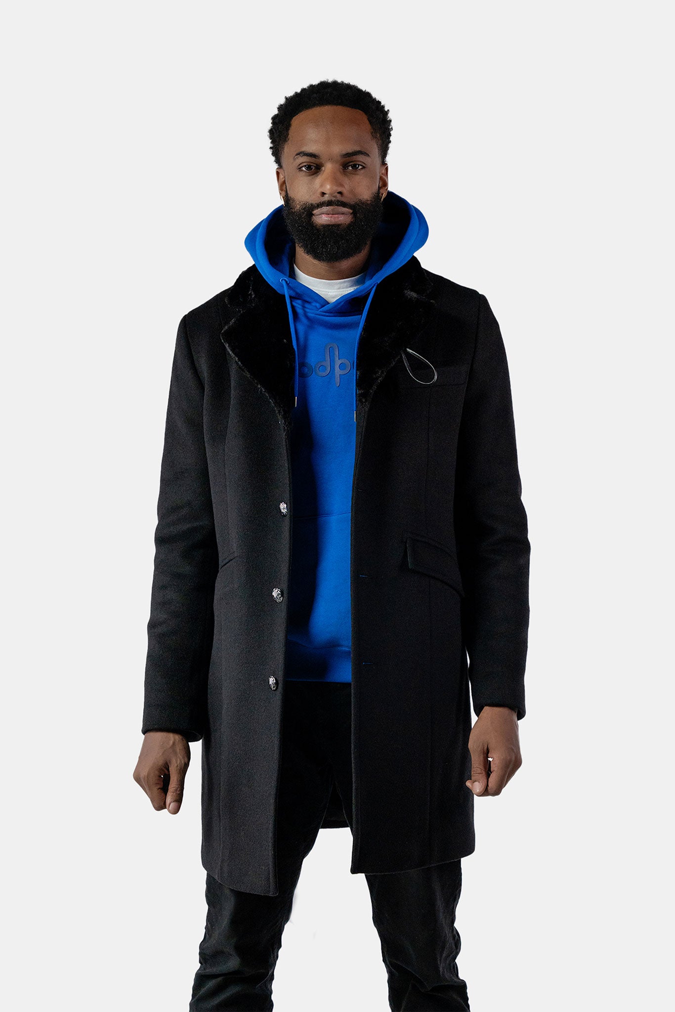 Unisex Topcoat - Black