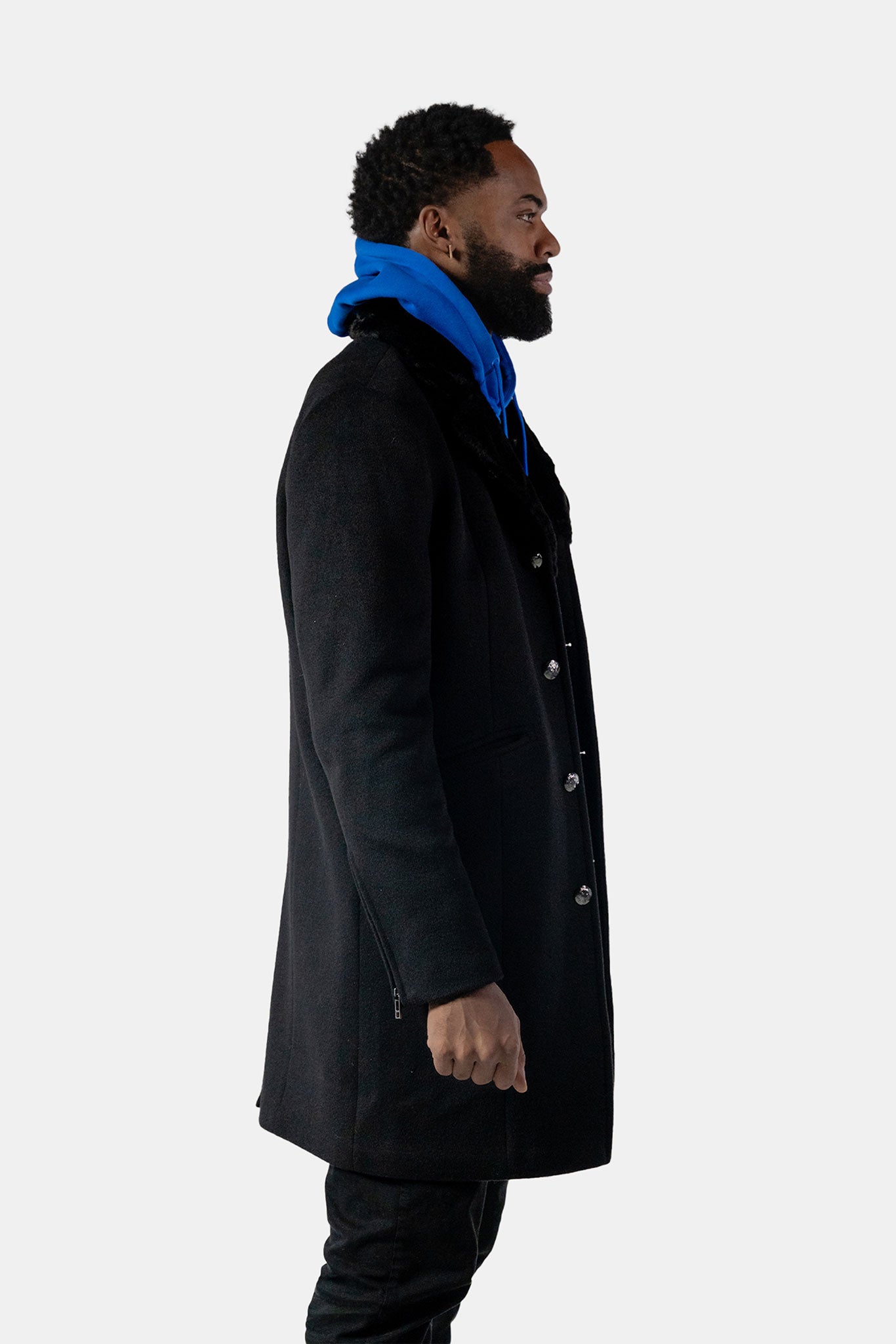 Unisex Topcoat - Black