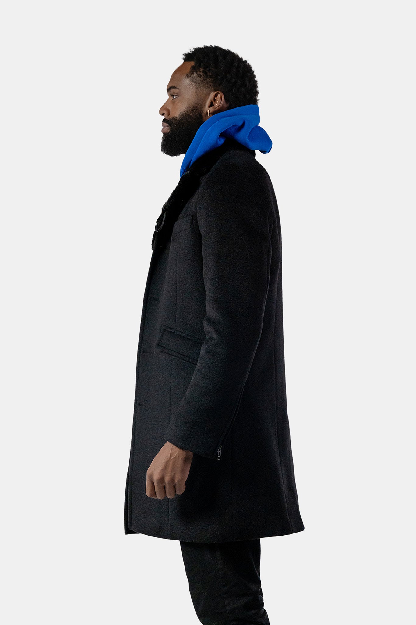 Unisex Topcoat - Black