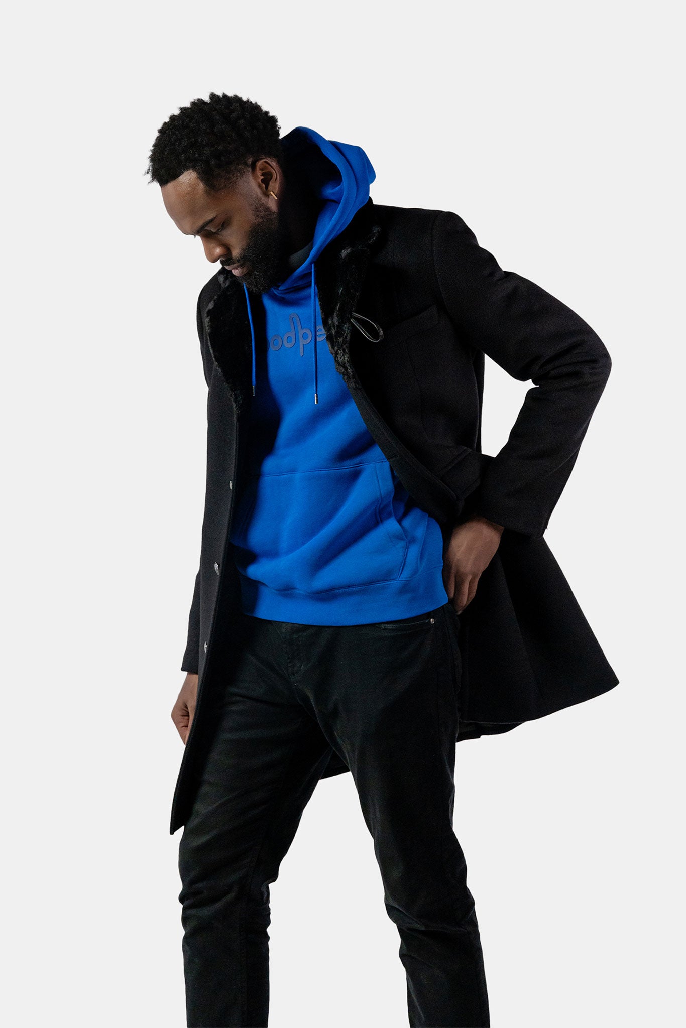 Unisex Topcoat - Black