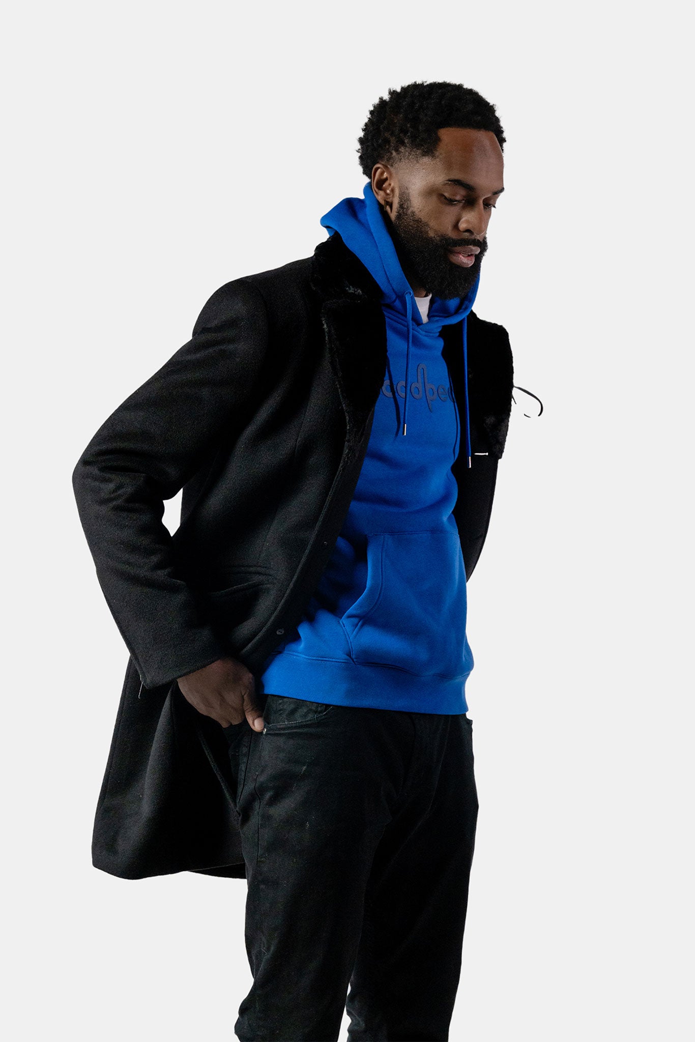 Unisex Topcoat - Black