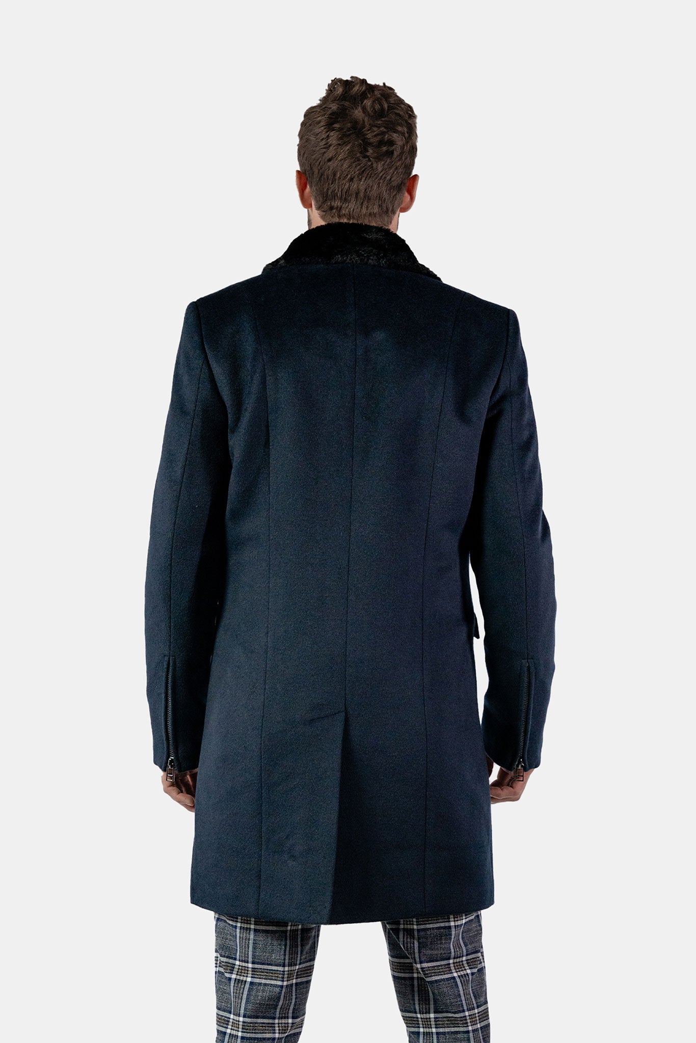 Unisex Topcoat - Navy