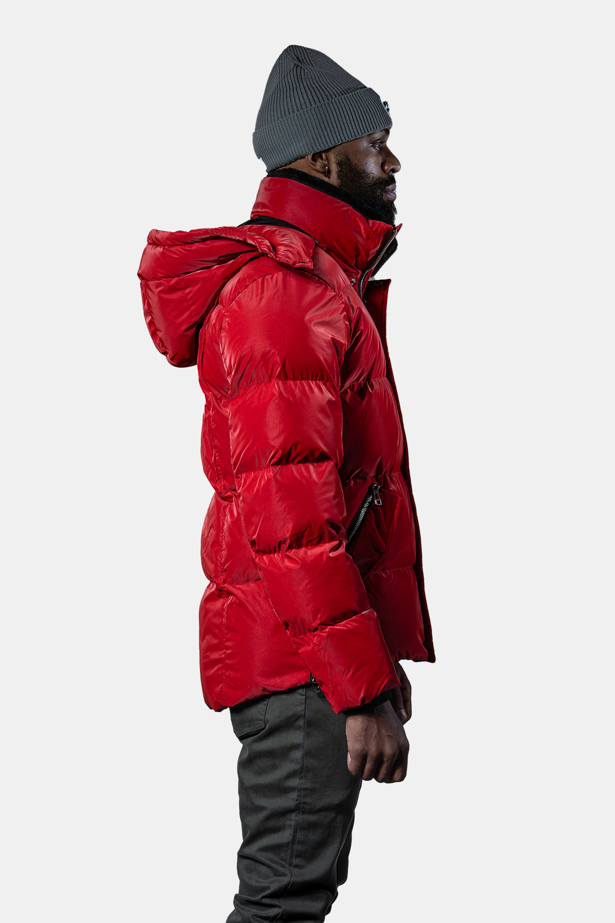 Men's Bumnester 3/4 Coat - Red Diamond