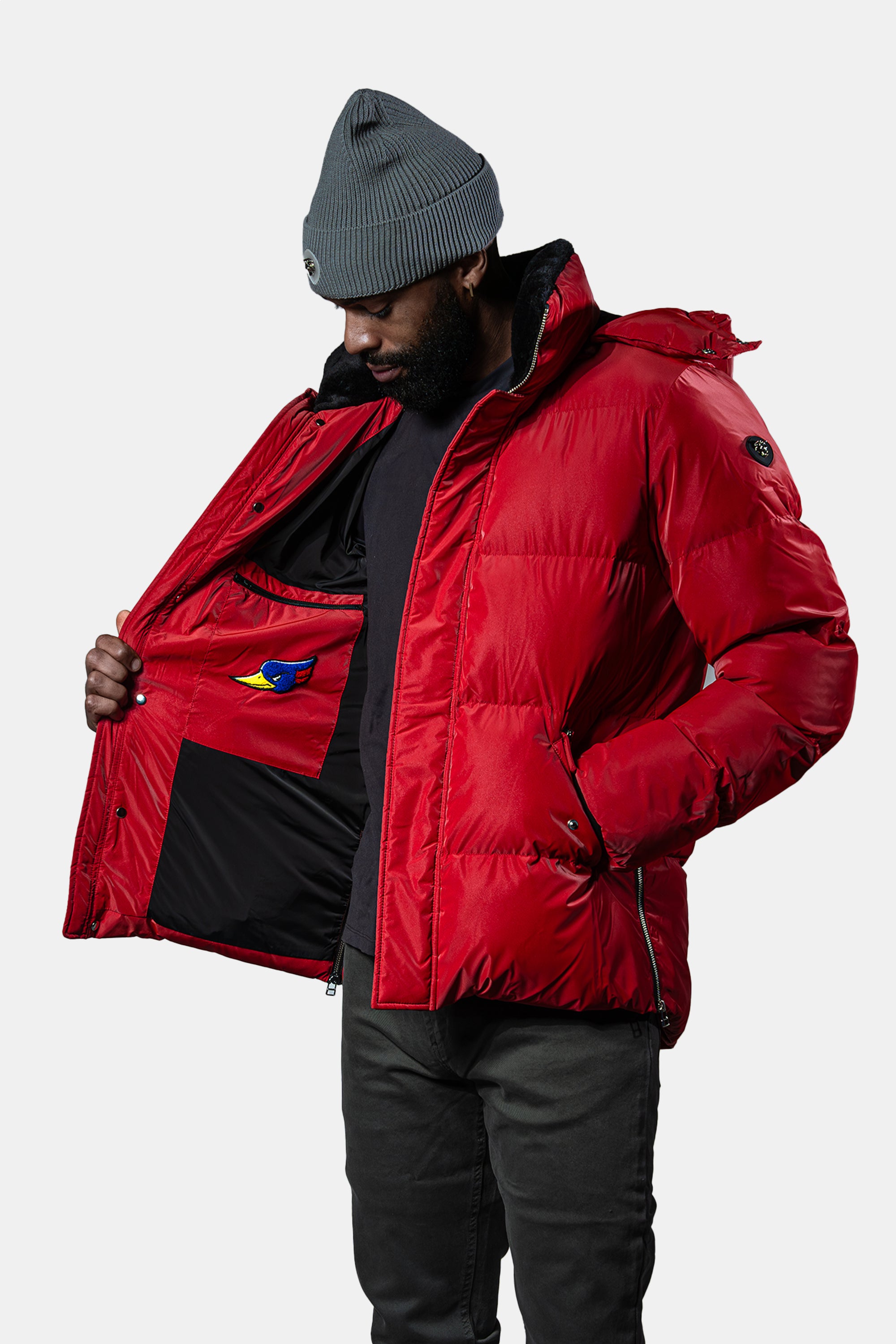 Men's Bumnester 3/4 Coat - Red Diamond