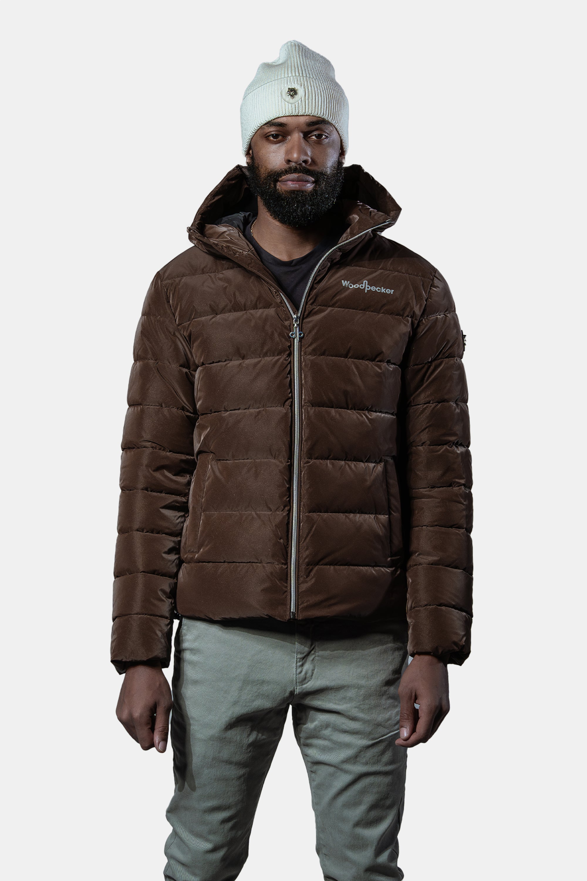 Men's Medium Weight Sparrow Coat - Mocha Diamond