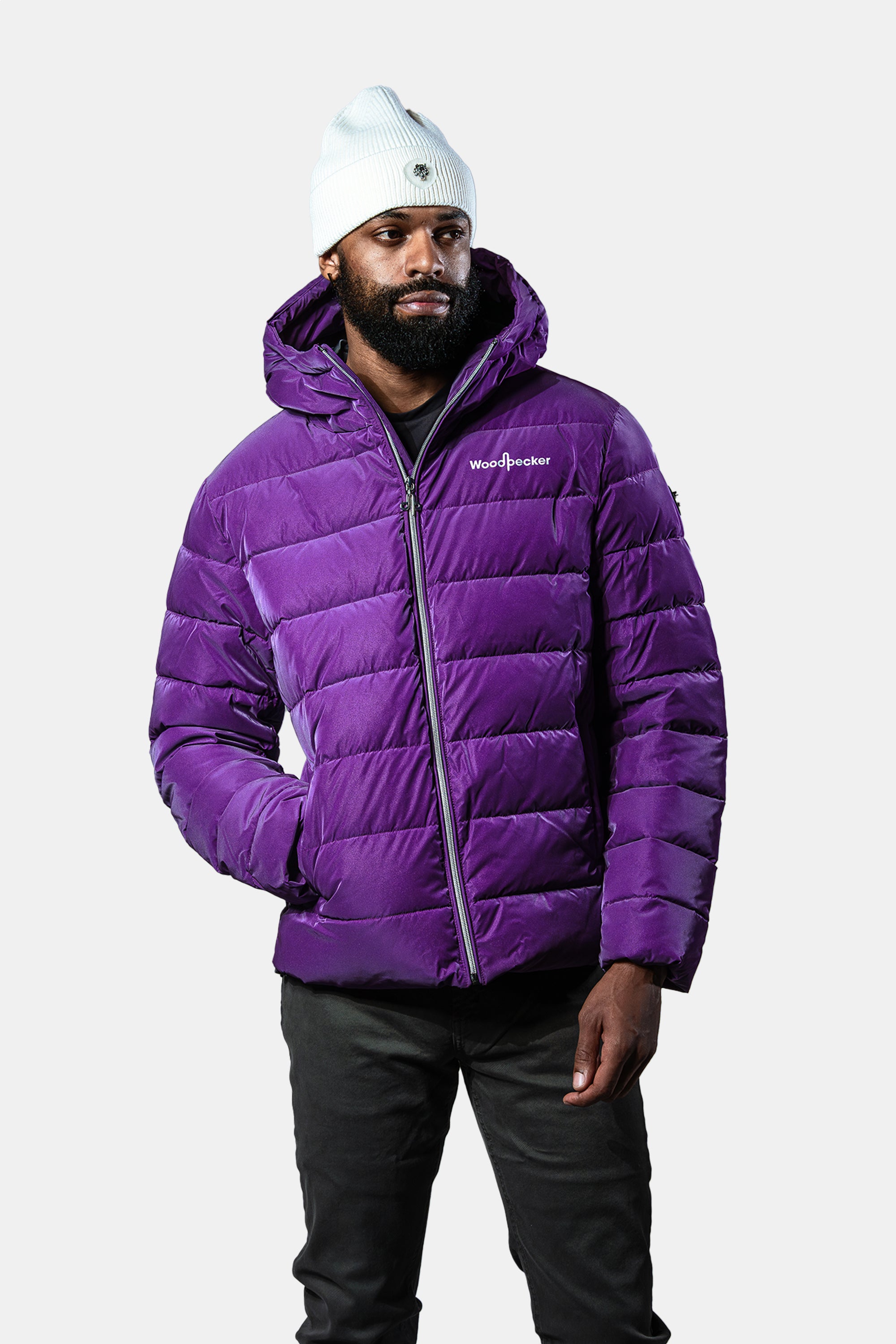 Men's Medium Weight Sparrow Coat - Purple Diamond
