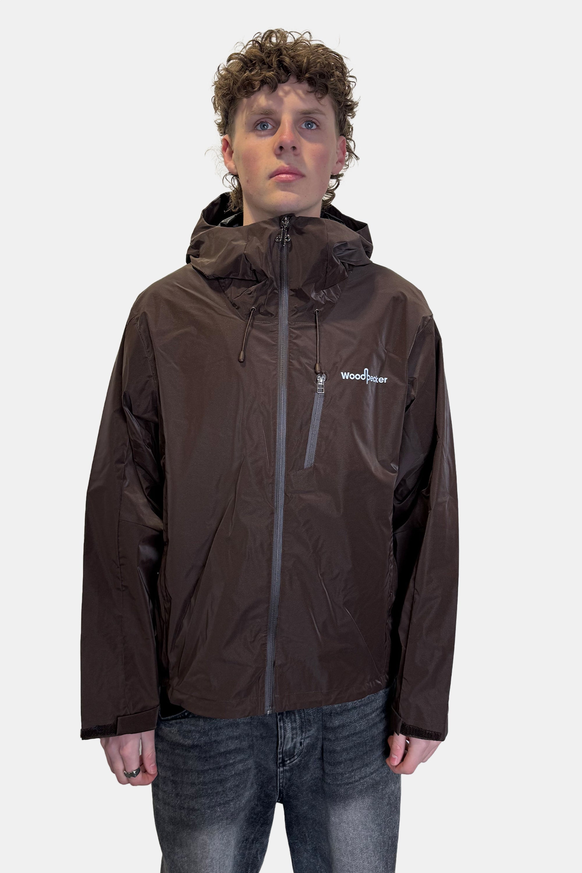 Men's Wind Shell - Mocha Diamond