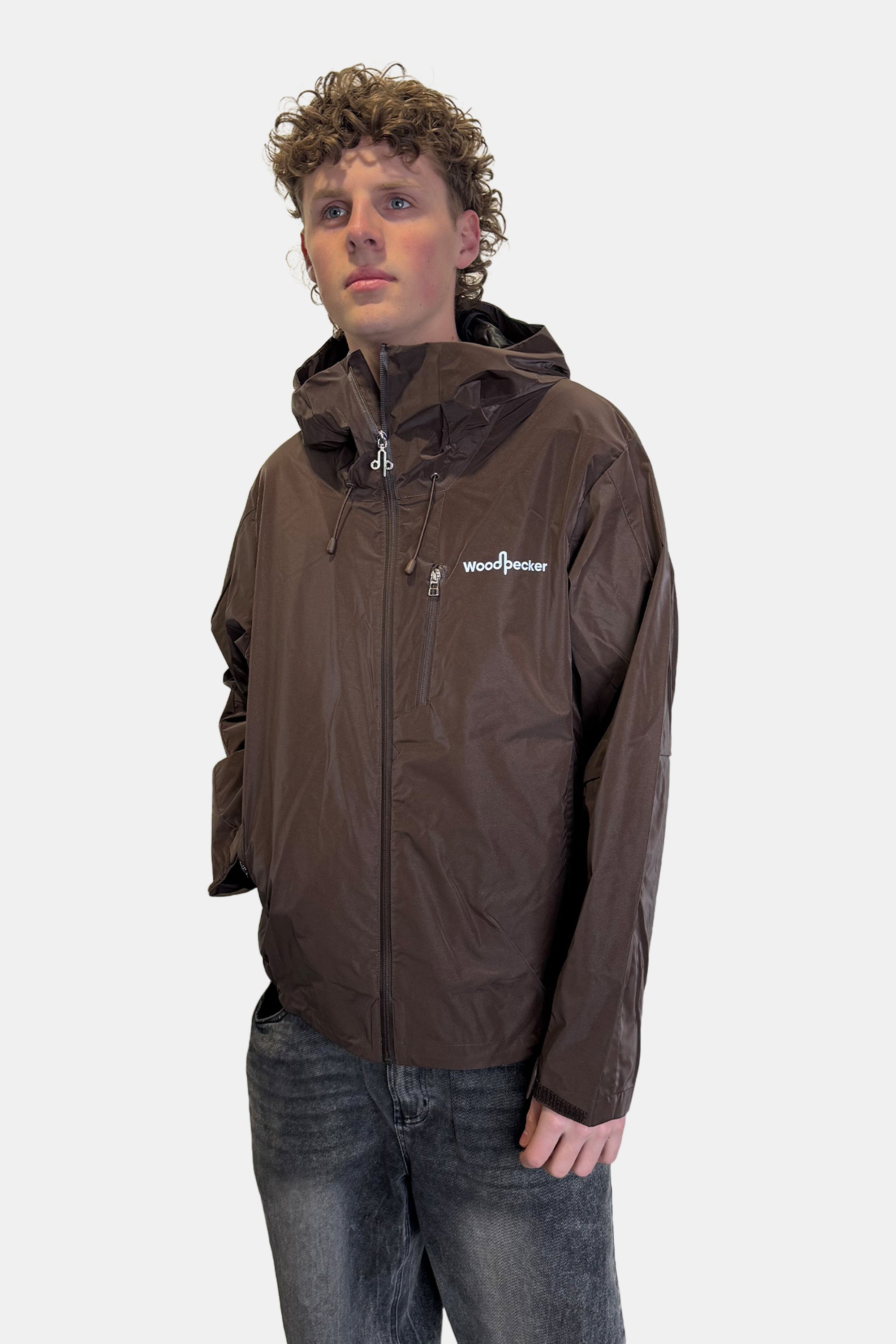 Men's Wind Shell - Mocha Diamond