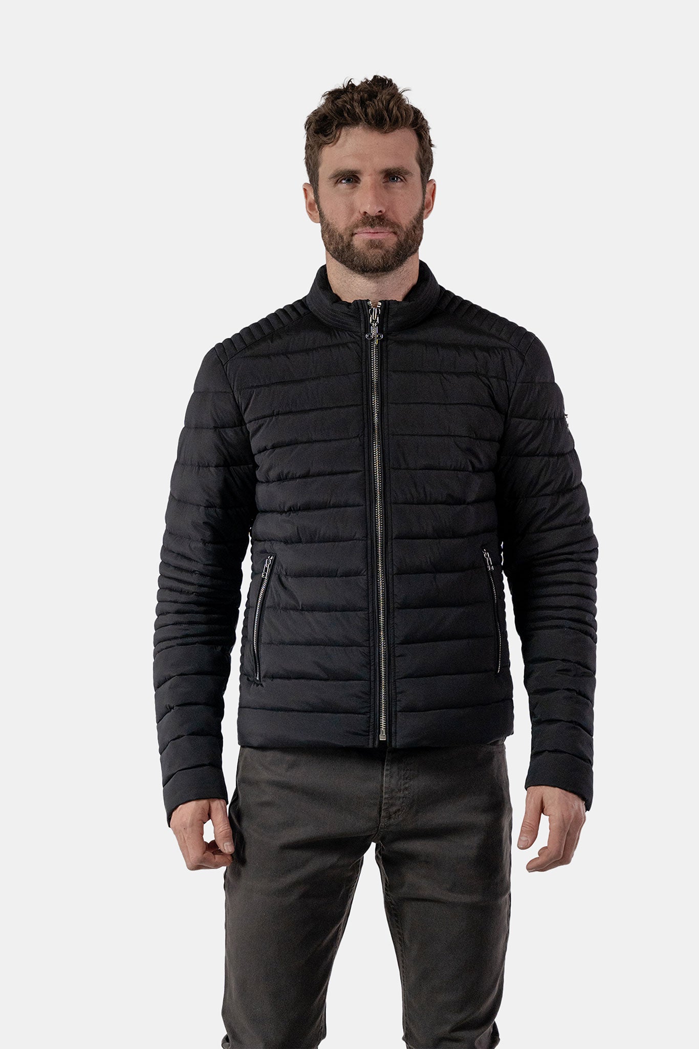 Men's Moto Jacket - Matte Black