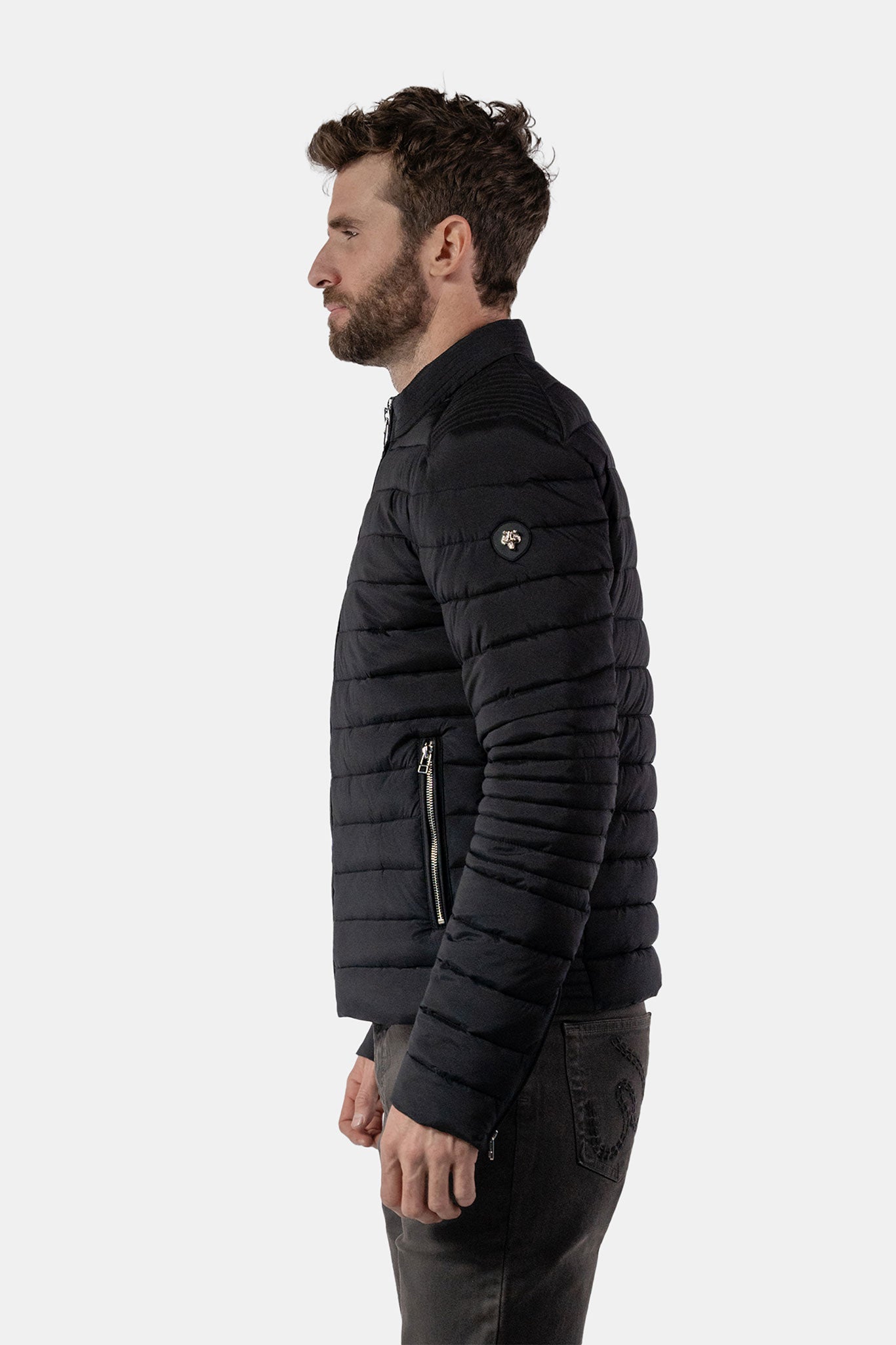 Men's Moto Jacket - Matte Black