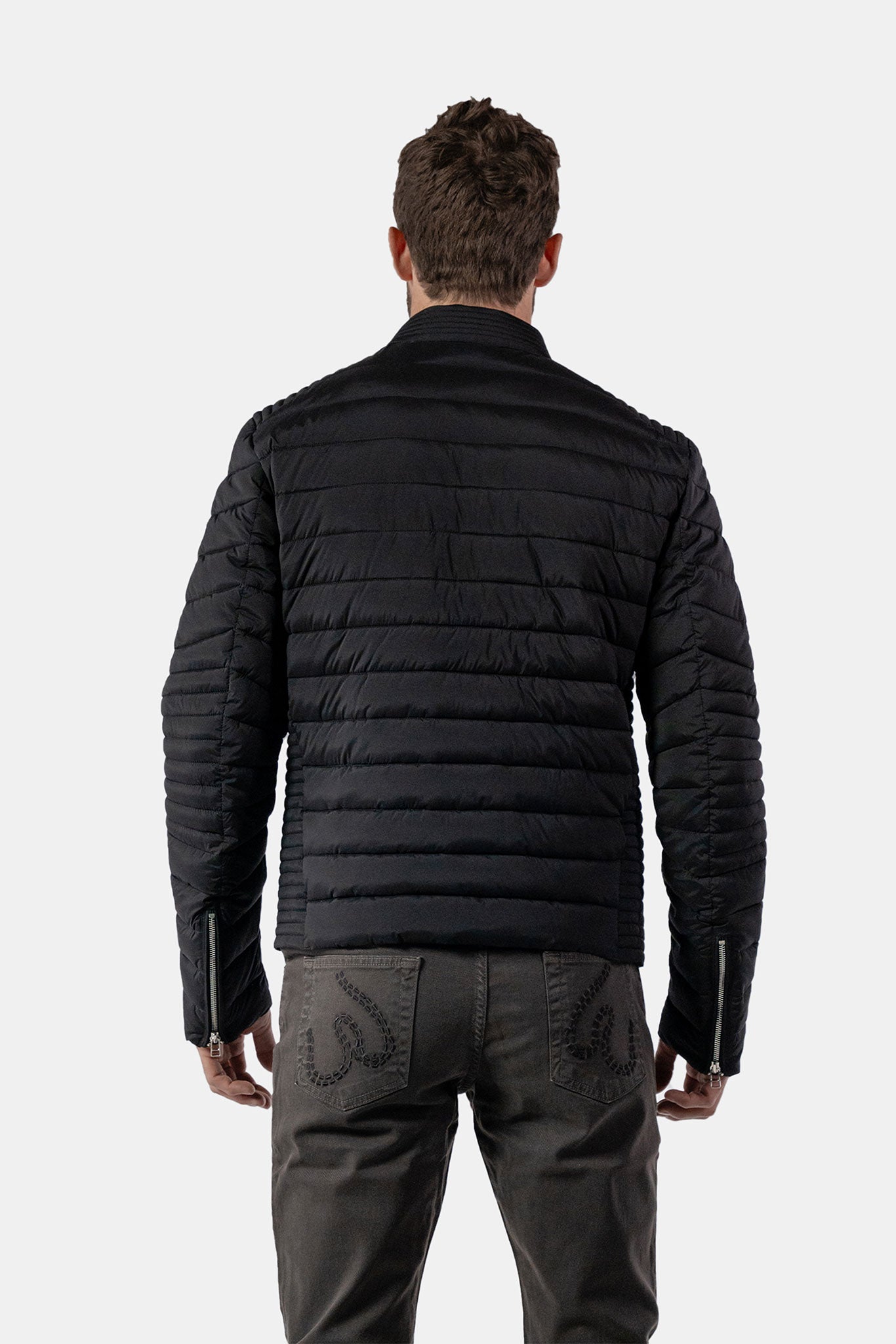Men's Moto Jacket - Matte Black