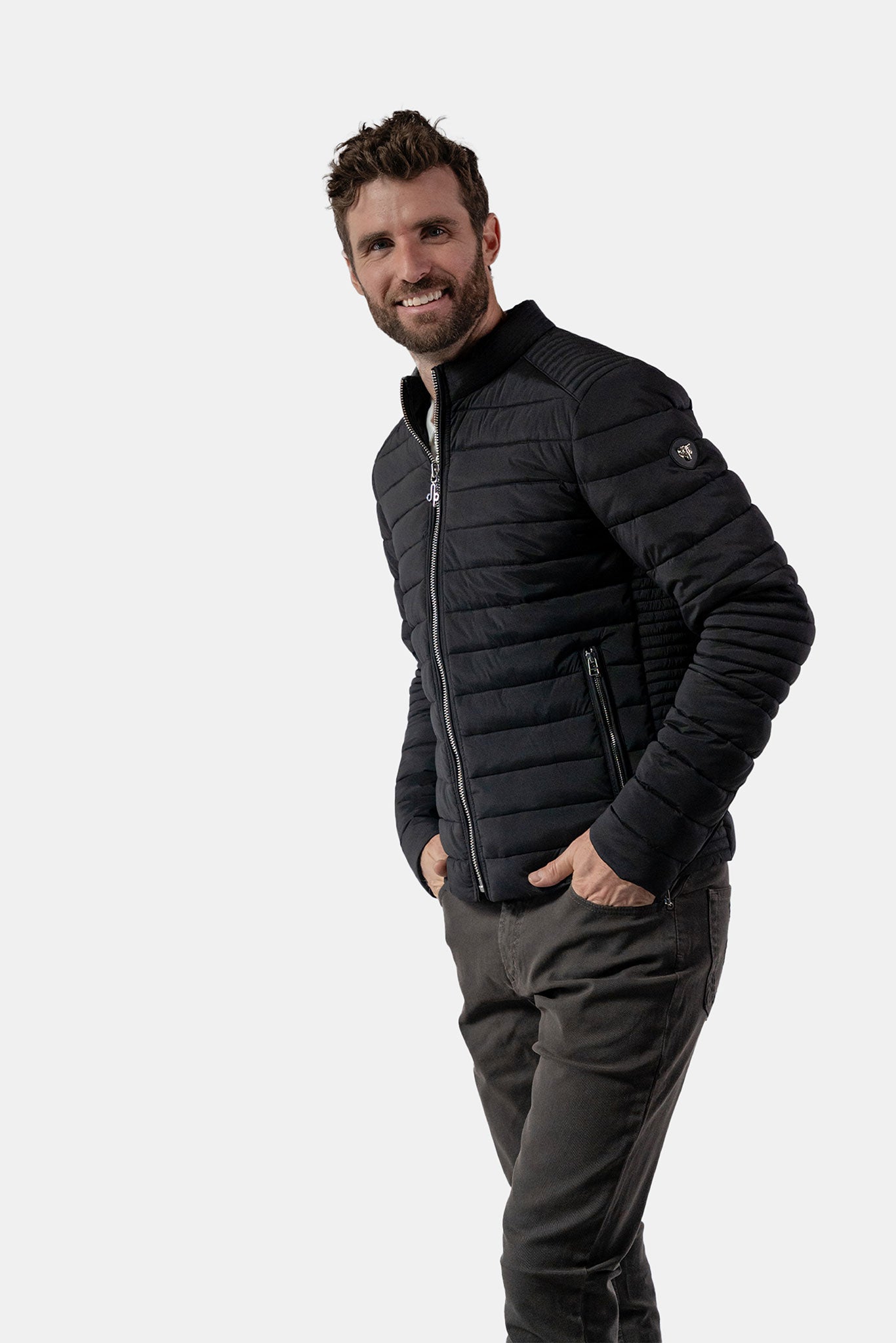 Men's Moto Jacket - Matte Black