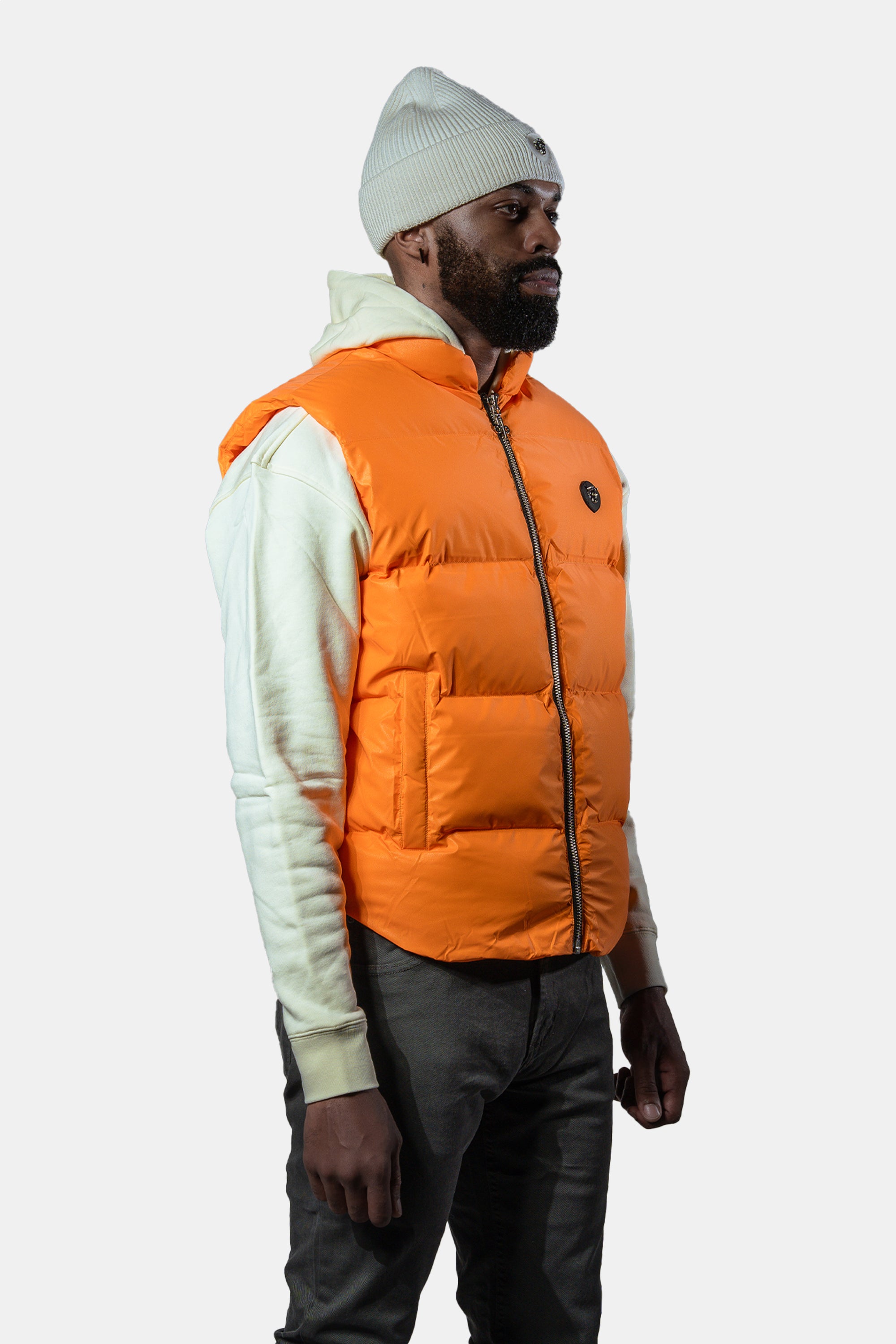 Unisex Vest - Orange Diamond