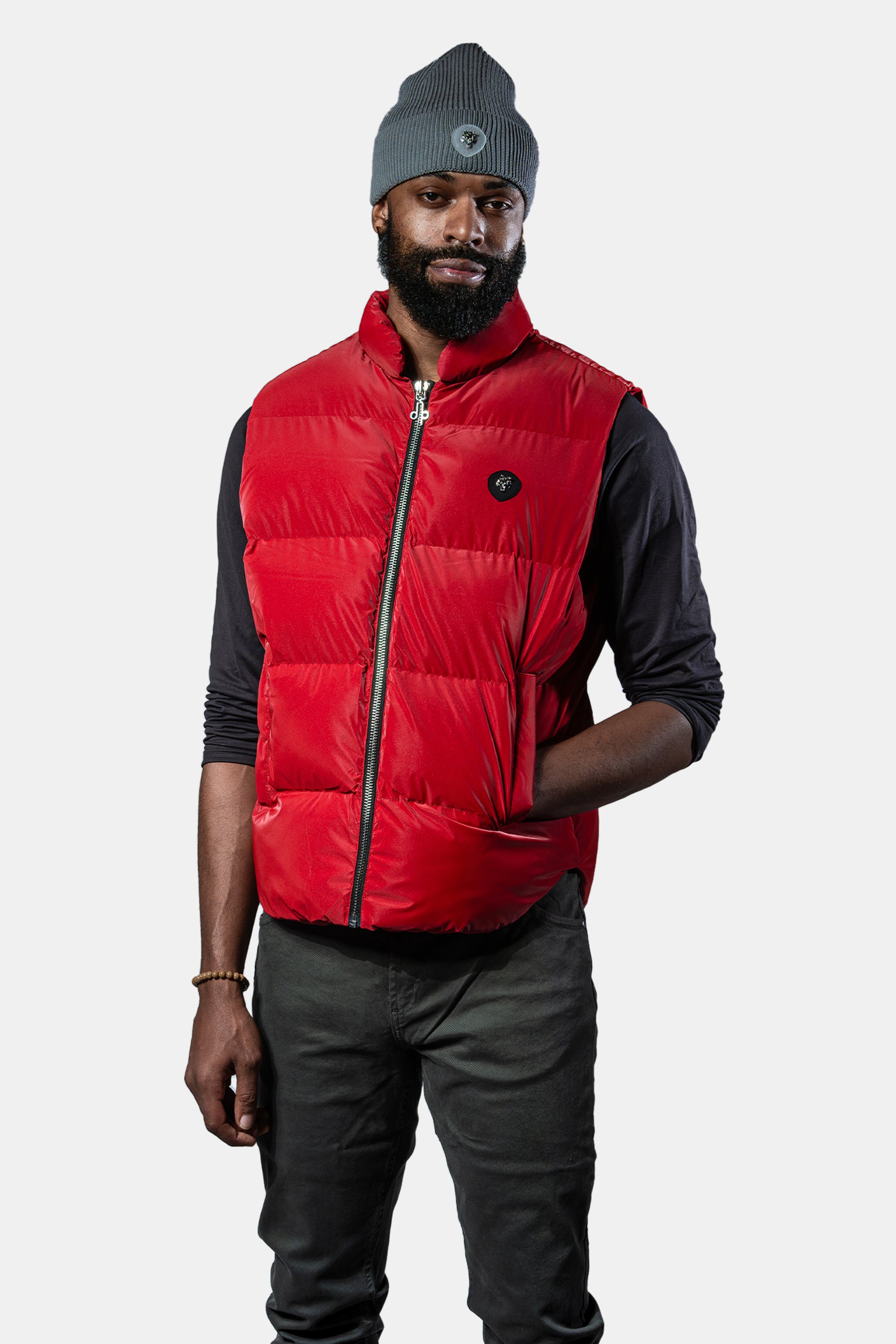 Unisex Vest - Red Diamond