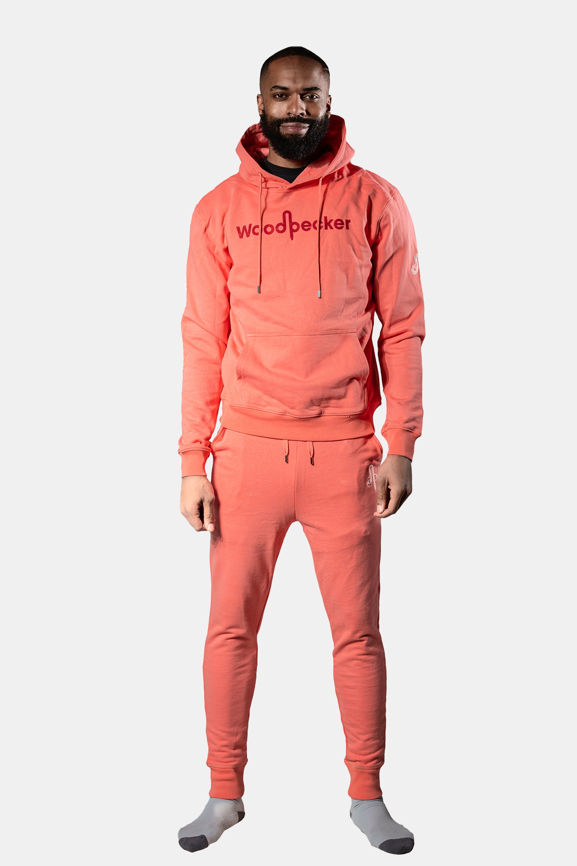 Unisex Cotton Sweatsuit - Coral