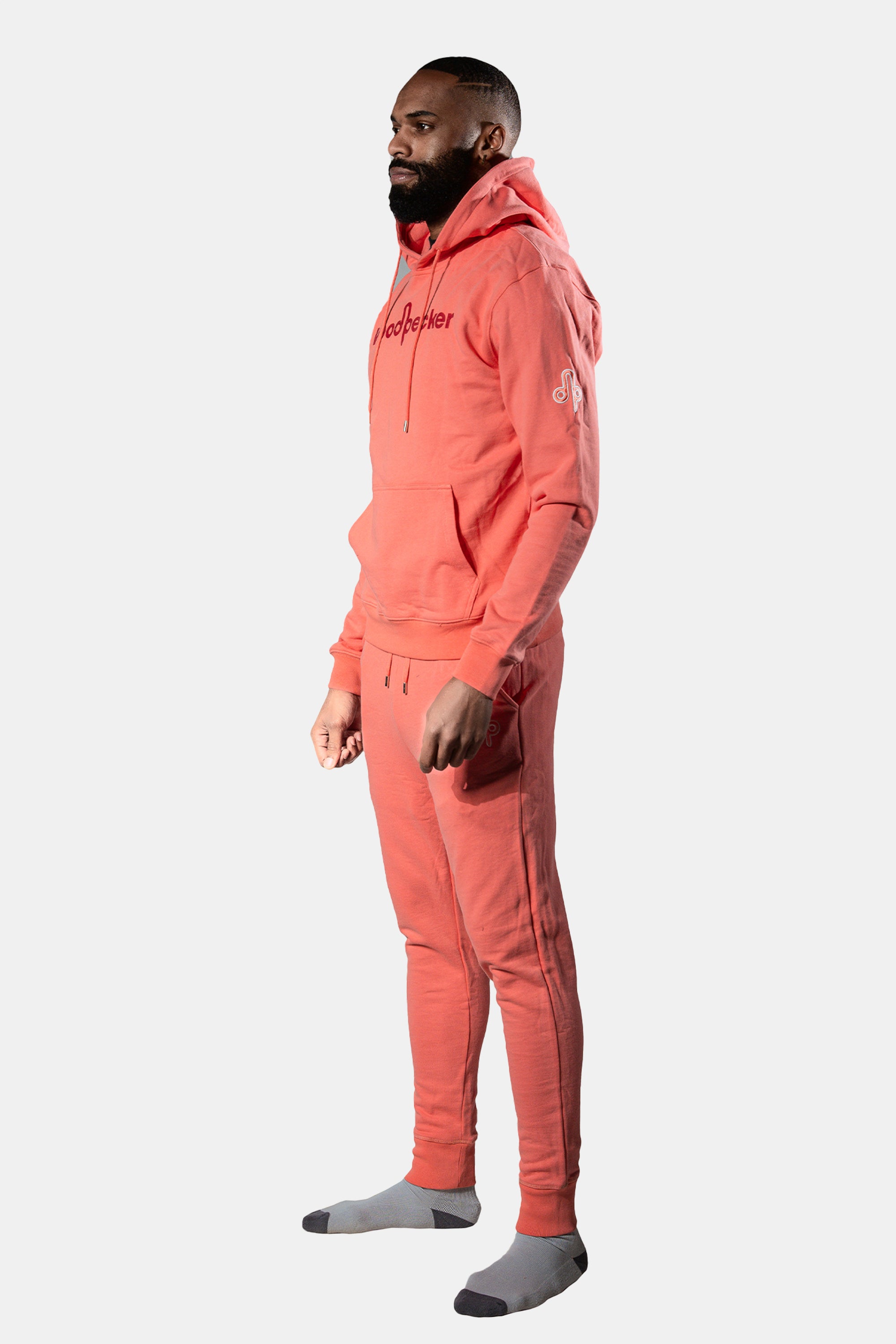 Unisex Cotton Sweatsuit - Coral