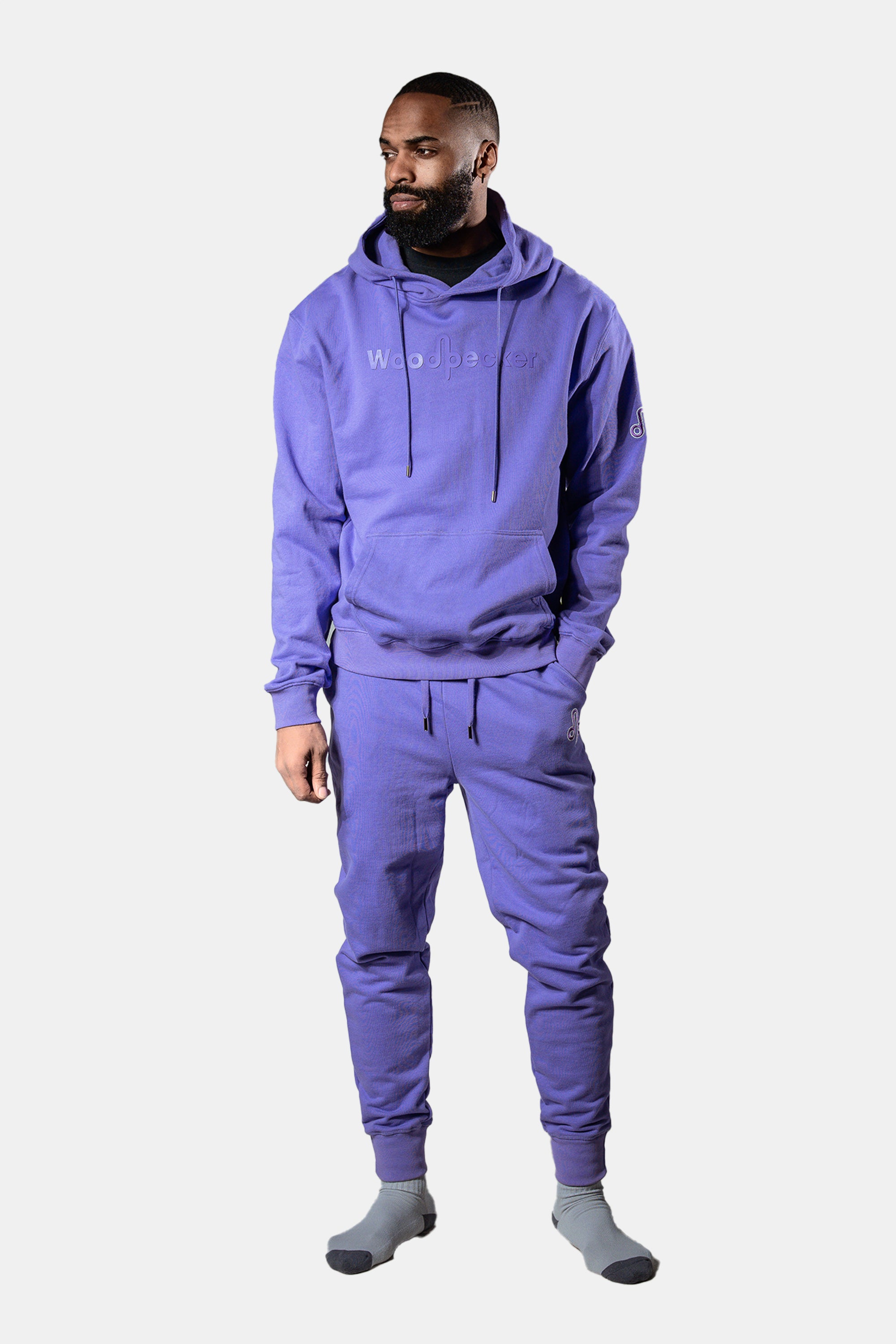 Unisex Cotton Sweatsuit - Purple