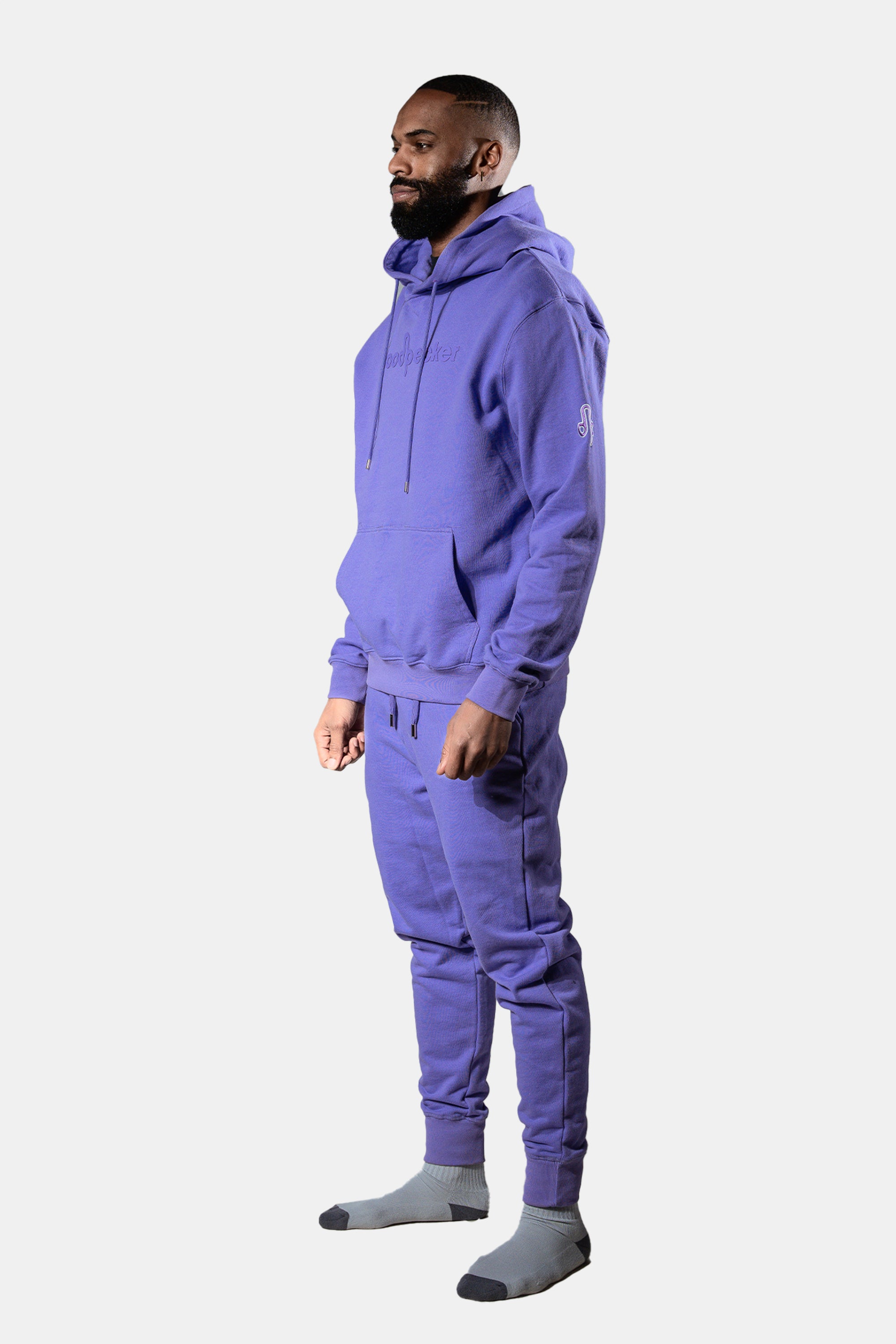 Unisex Cotton Sweatsuit - Purple