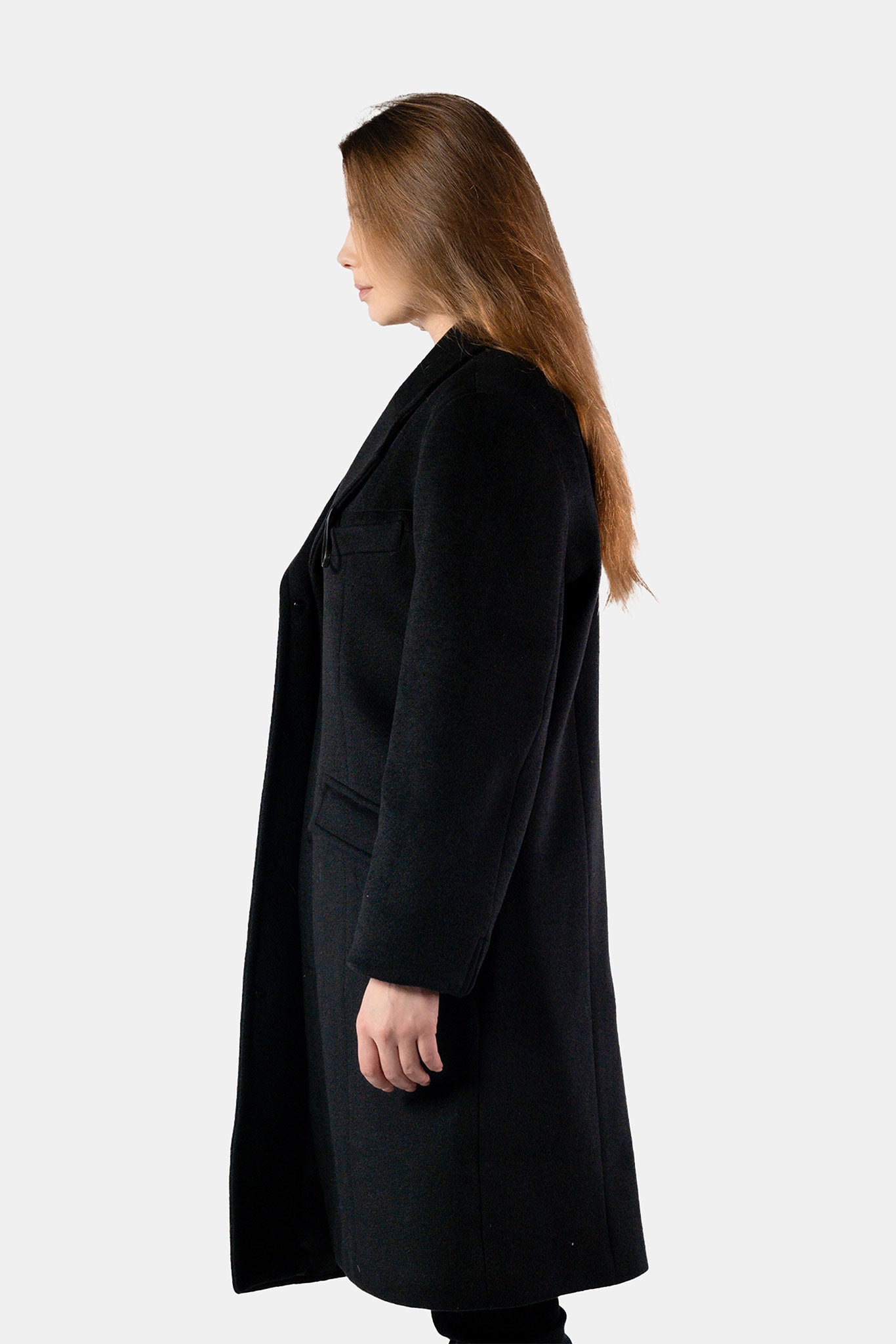 Unisex Topcoat - Black