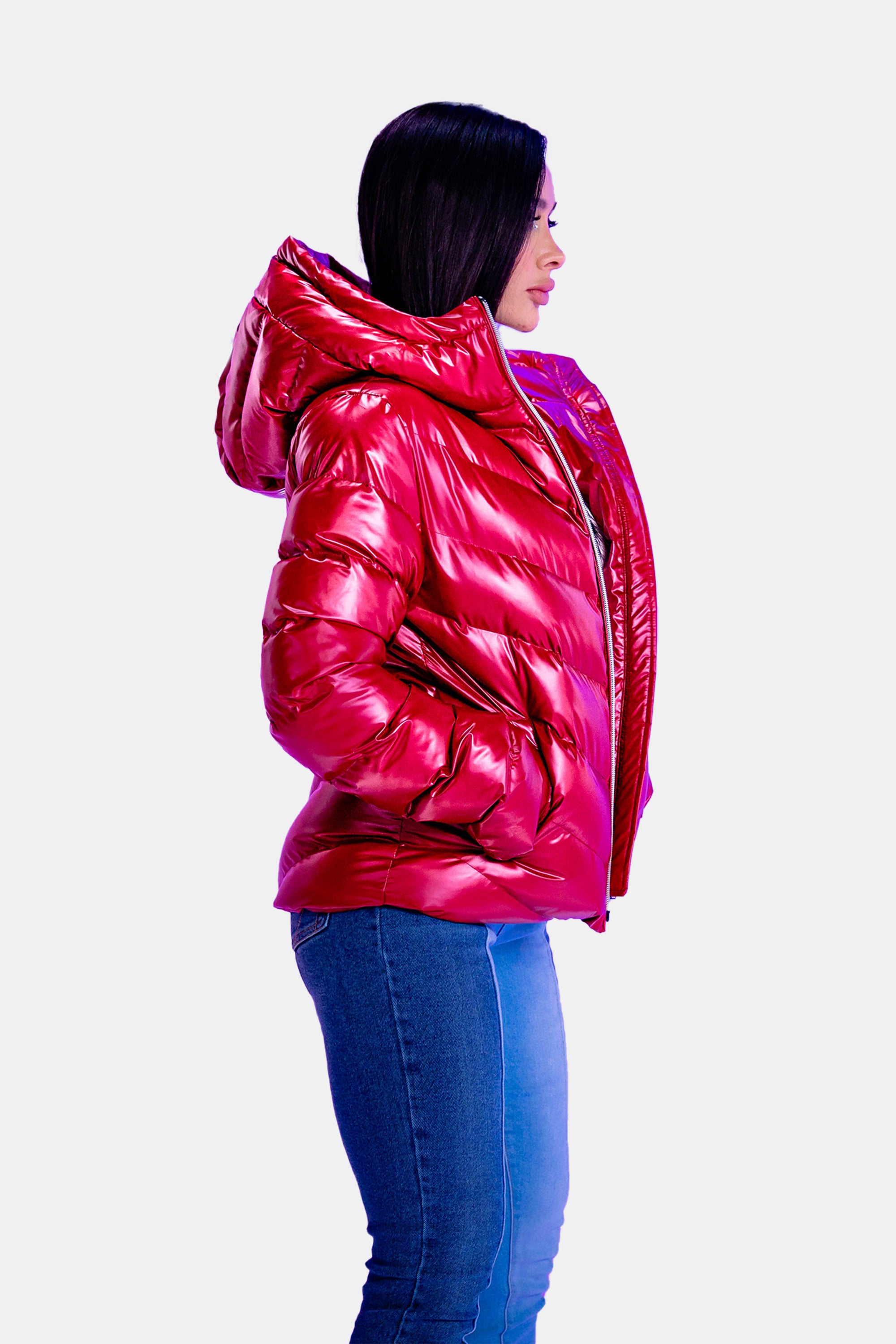 Women's Medium Weight Robin Coat - Raspberry