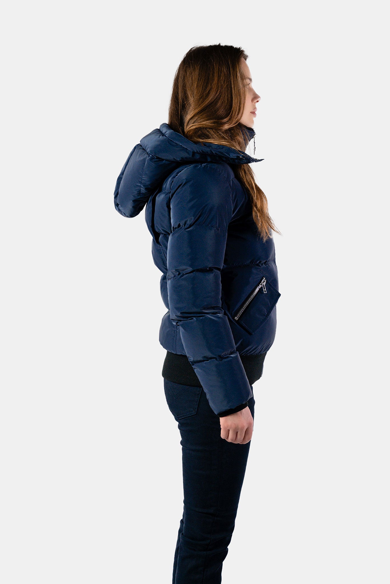 Women's Woody Bomber Jacket - Sapphire Diamond