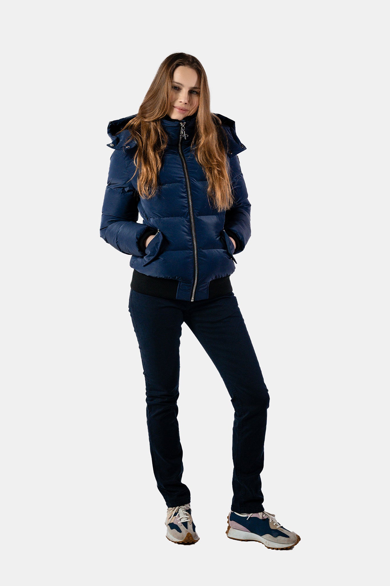 Women's Woody Bomber Jacket - Sapphire Diamond