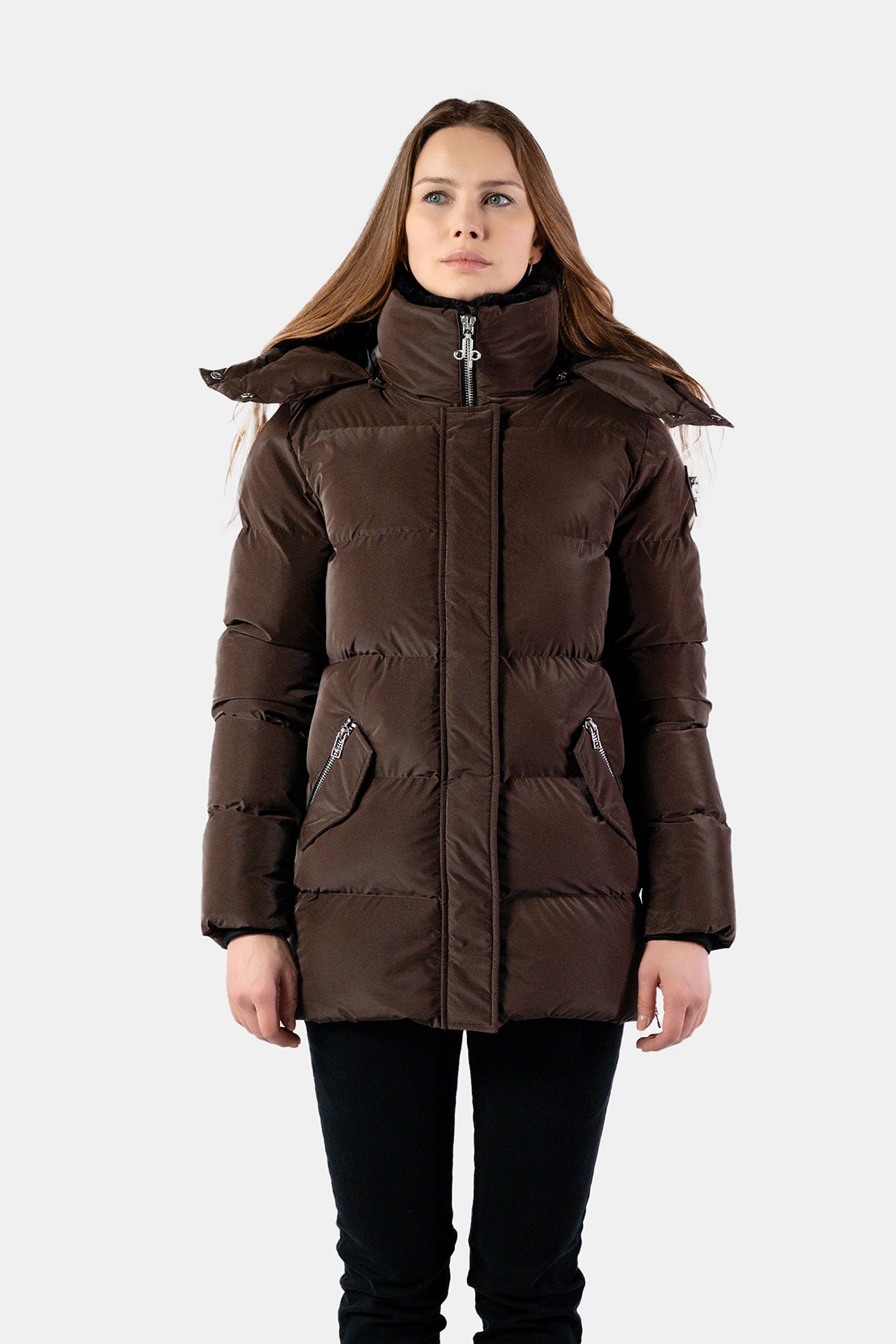 Women's Bumnester 3/4 Coat - Mocha Diamond