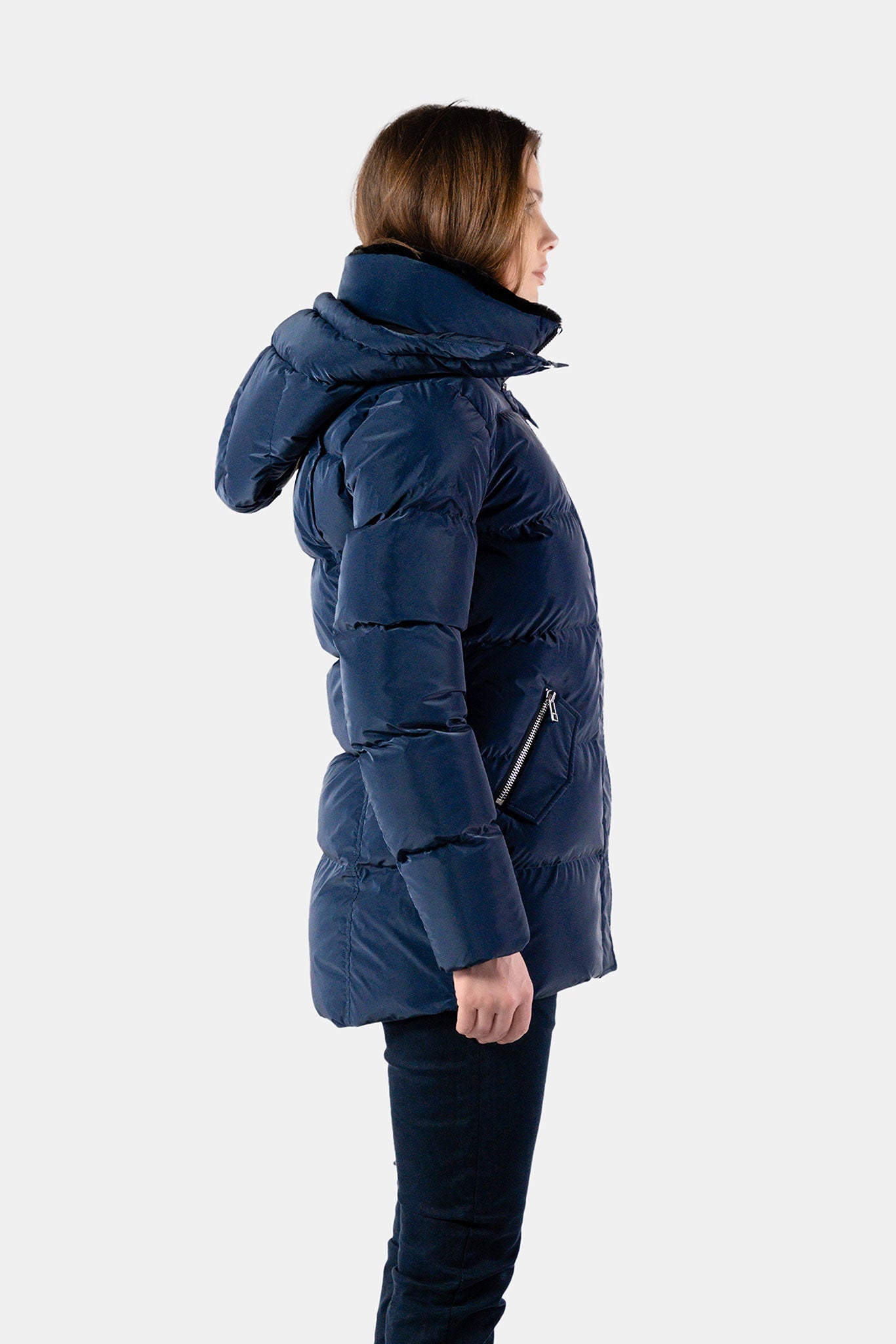 Women's Bumnester 3/4 Coat - Sapphire Diamond
