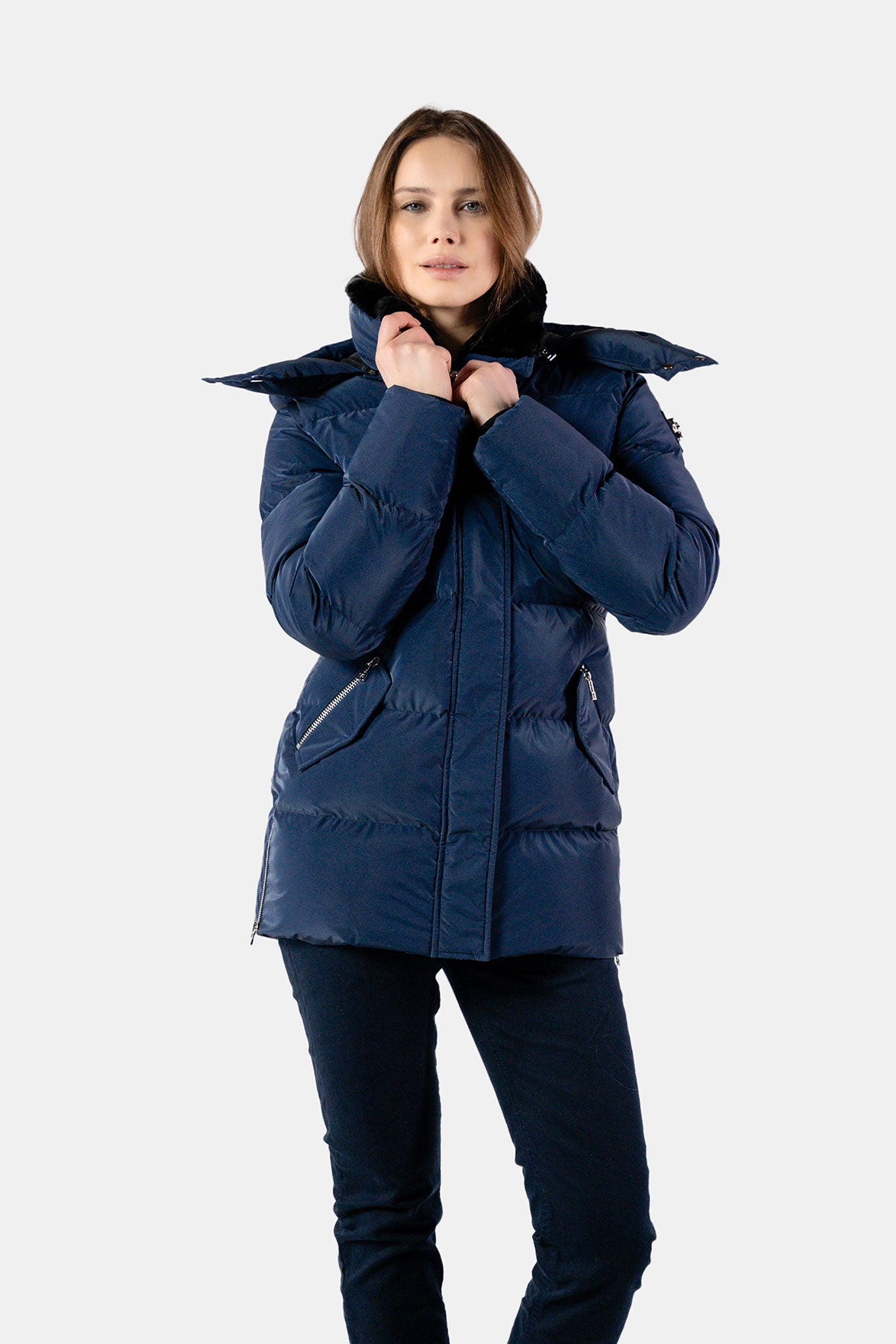 Women's Bumnester 3/4 Coat - Sapphire Diamond