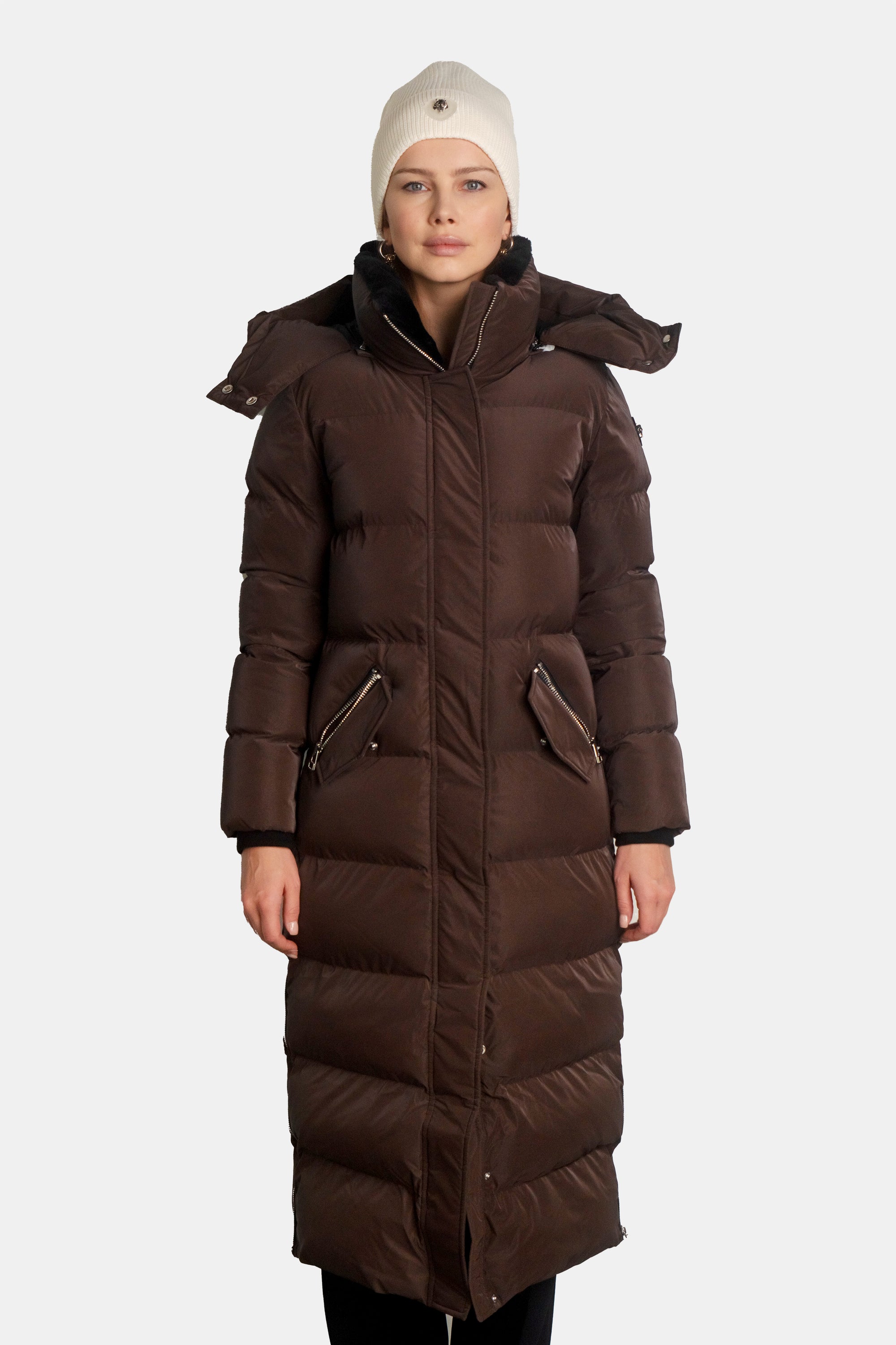 Women's Bird of Paradise Coat - Mocha Diamond