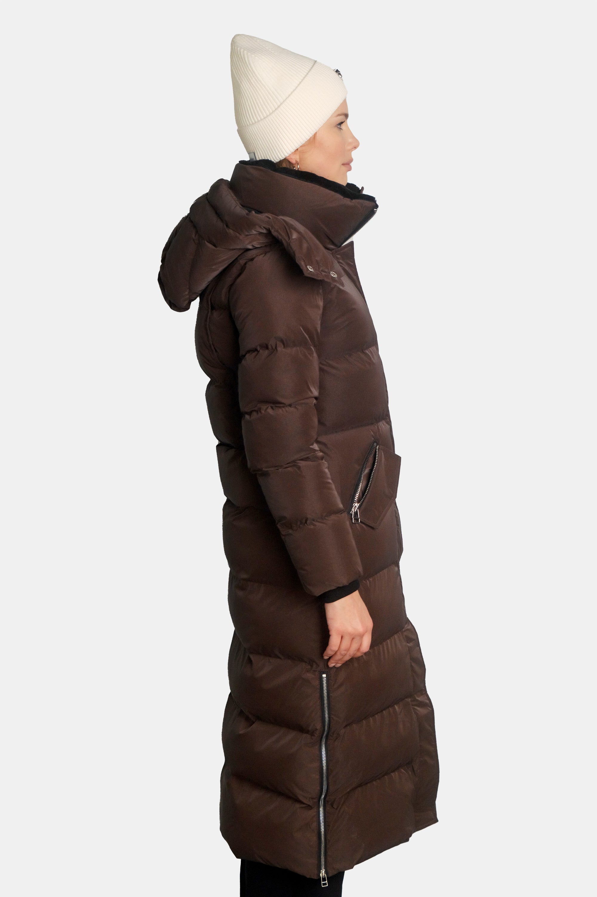 Women's Bird of Paradise Coat - Mocha Diamond