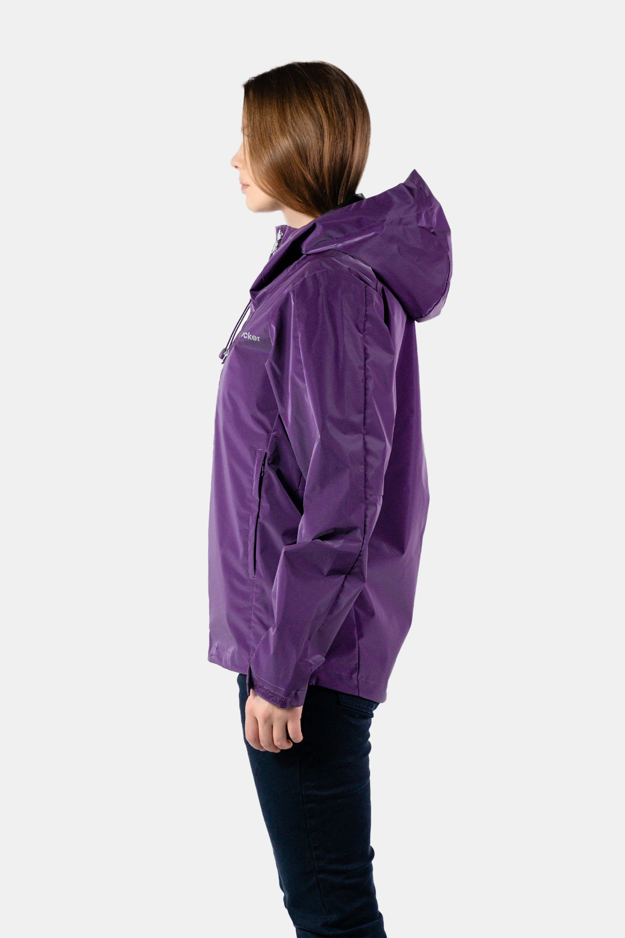 Women's Wind Shell - Purple Diamond