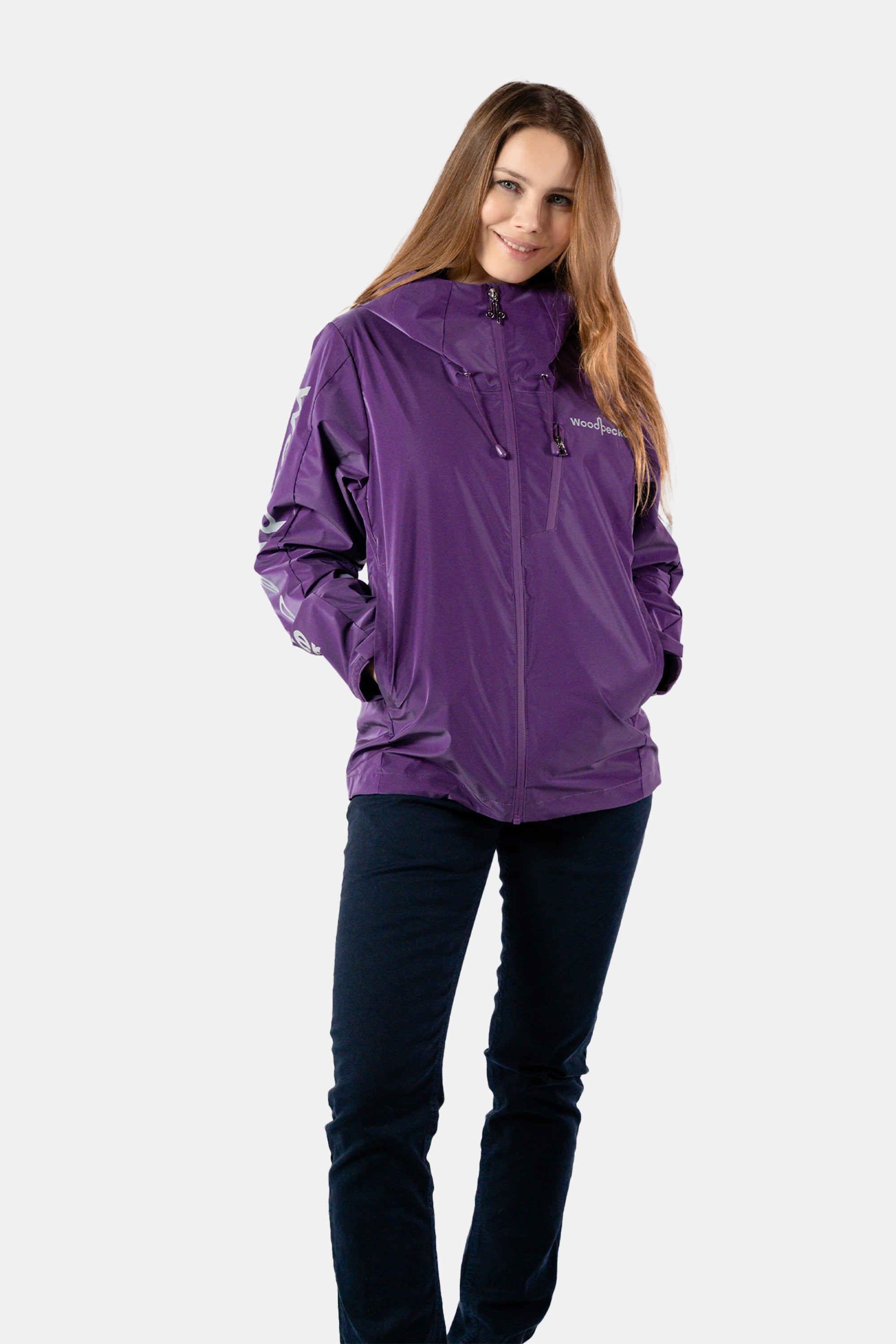 Women's Wind Shell - Purple Diamond
