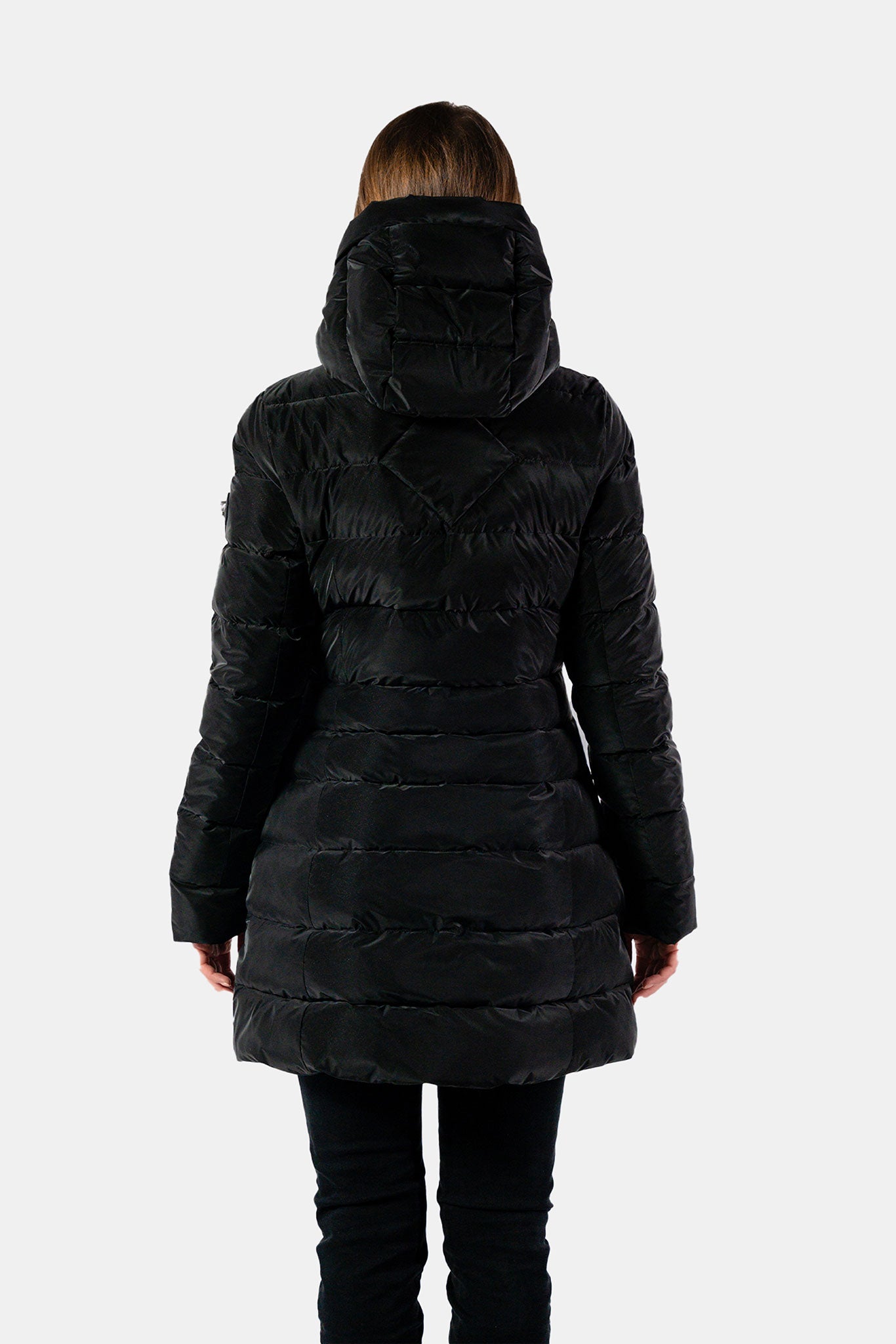 Women's Medium Weight Long Robin Coat - Black Diamond