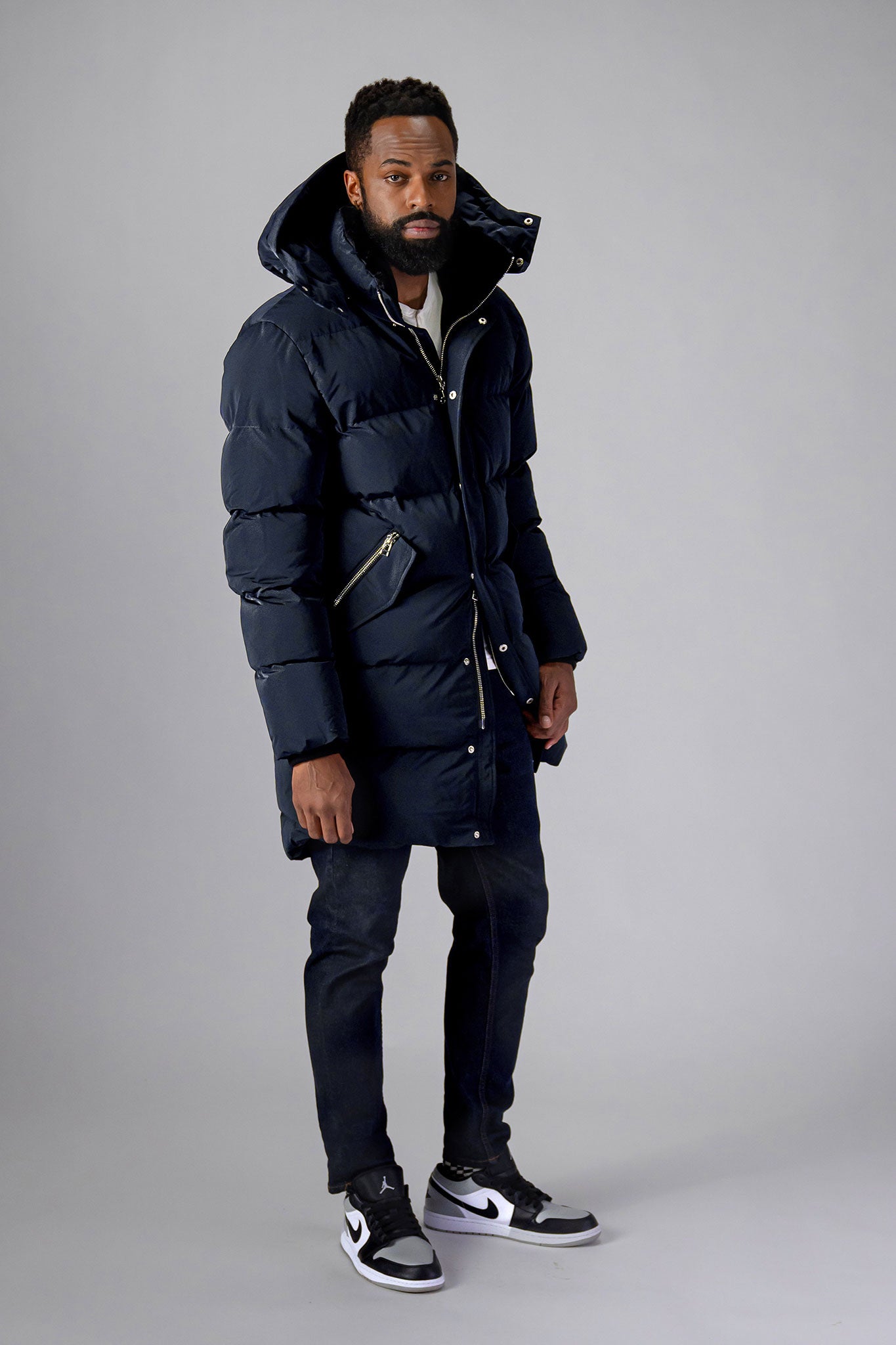 Long length parka coat mens online