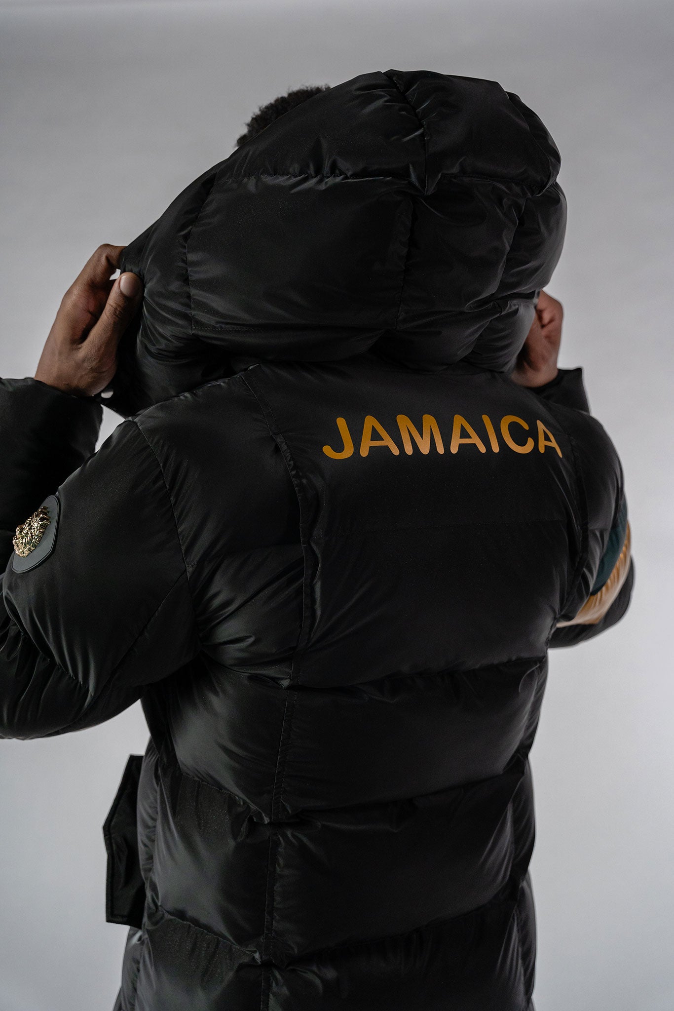 Men's Penguin Long Coat - Jamaica Special Edition - Black Diamond