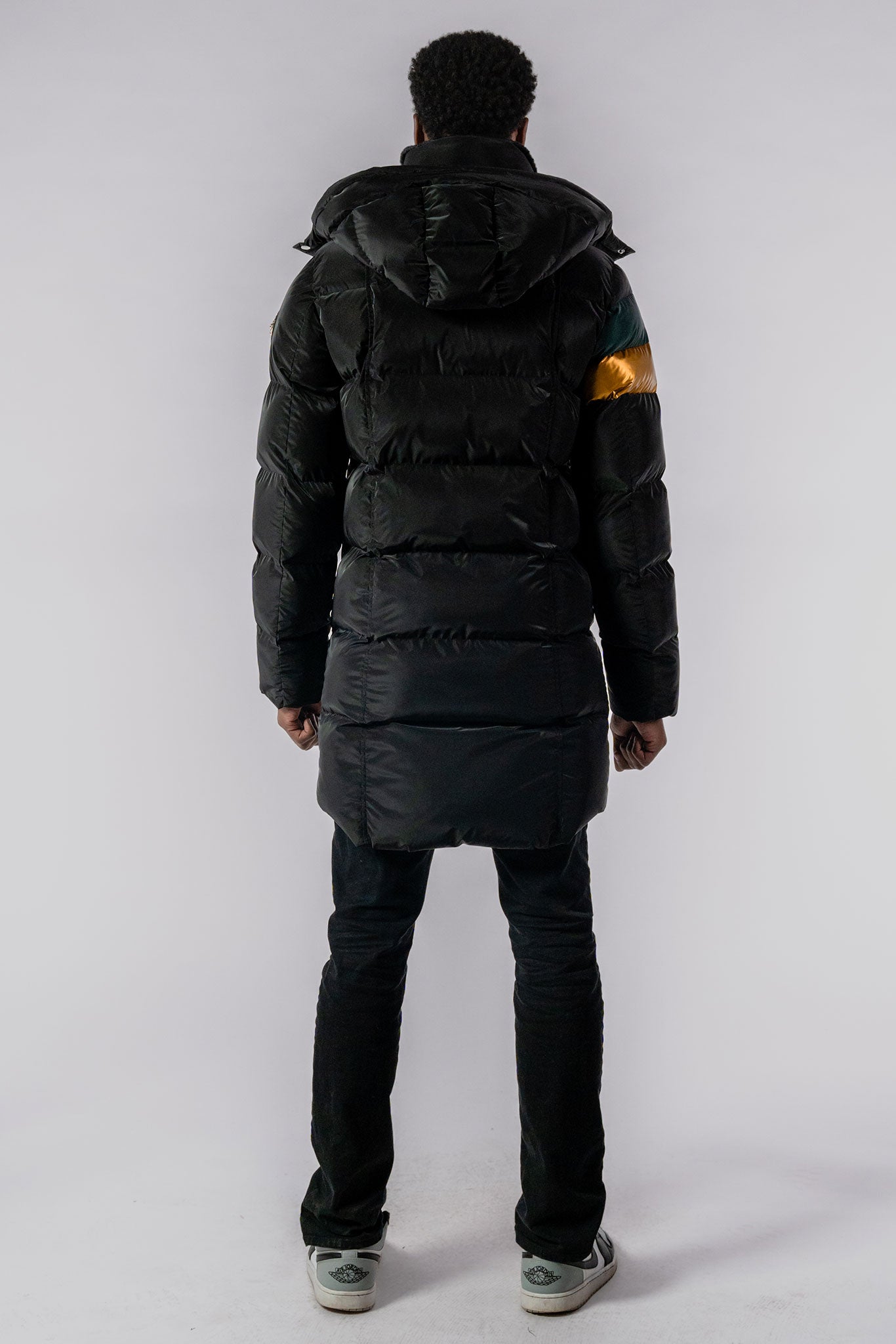 Men's Penguin Long Coat - Jamaica Special Edition - Black Diamond