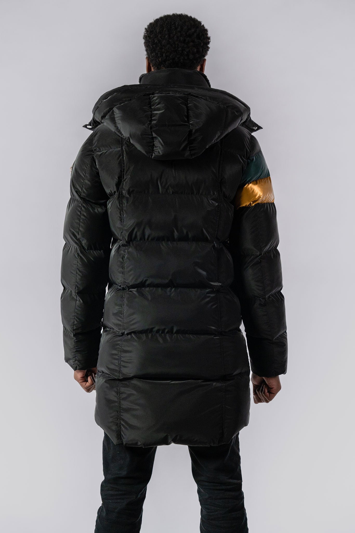 Men's Penguin Long Coat - Jamaica Special Edition - Black Diamond
