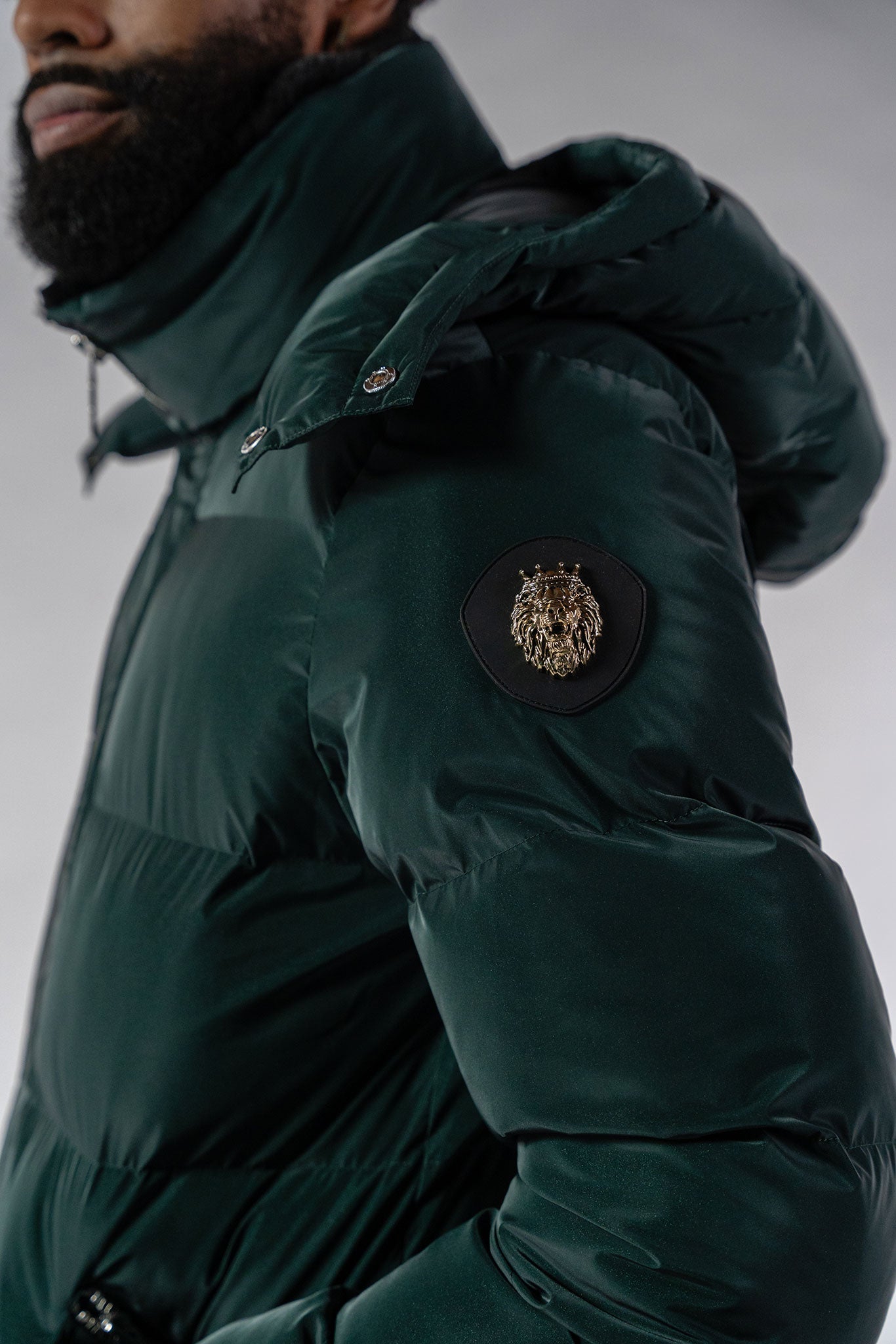 Men's Penguin Long Coat - Jamaica Special Edition - Green Diamond