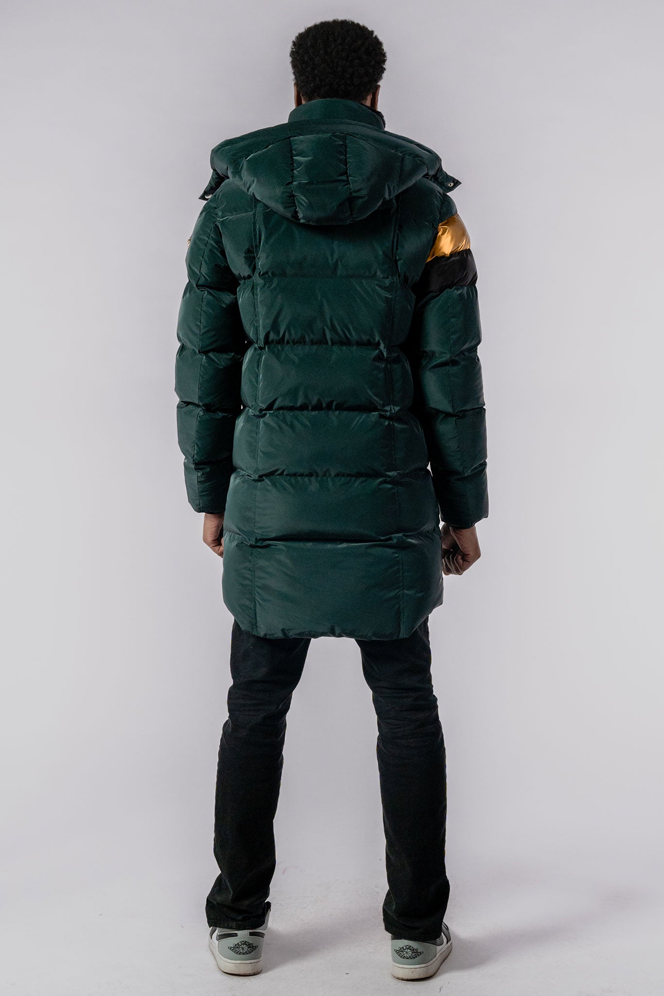 Men's Penguin Long Coat - Jamaica Special Edition - Green Diamond