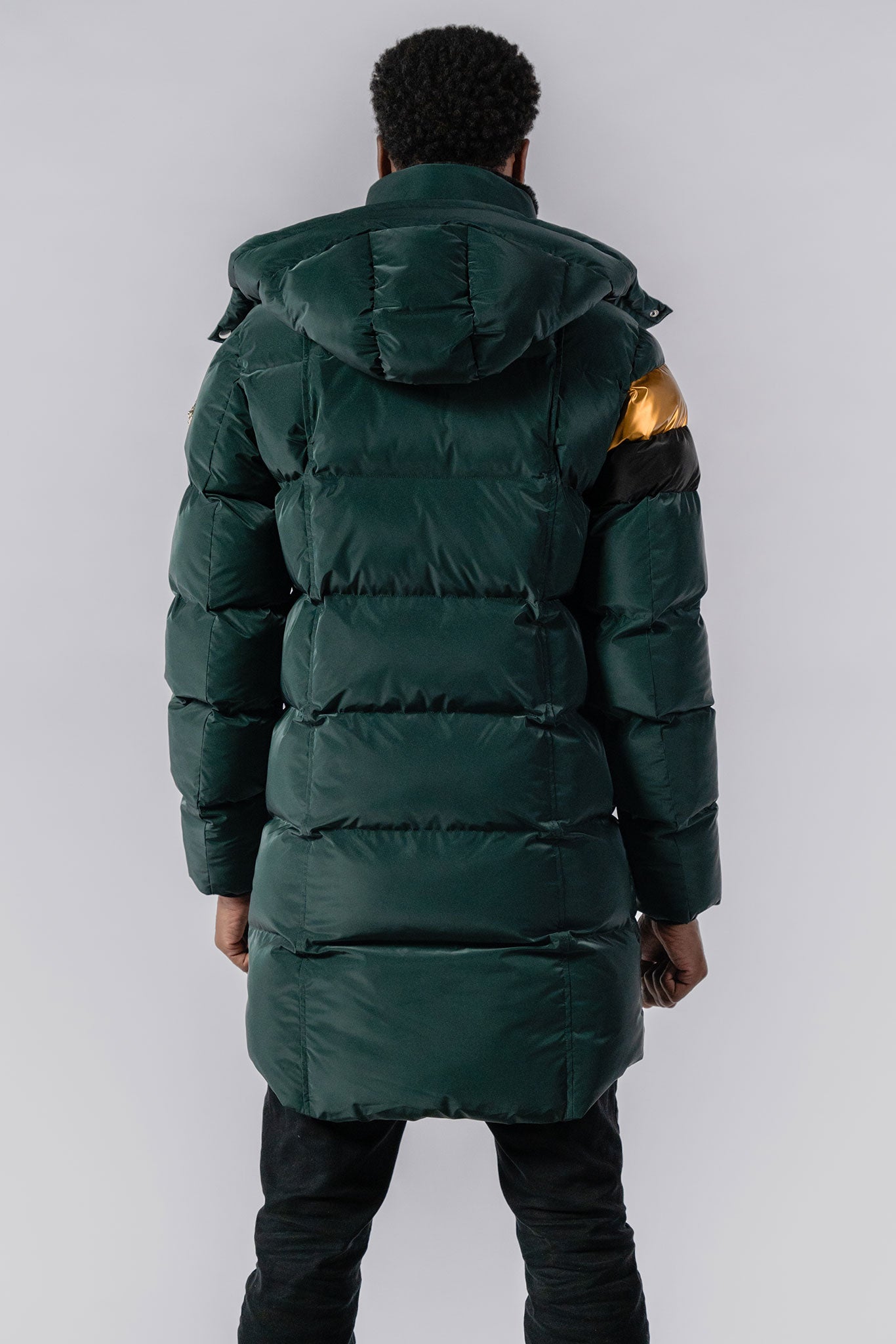 Men's Penguin Long Coat - Jamaica Special Edition - Green Diamond