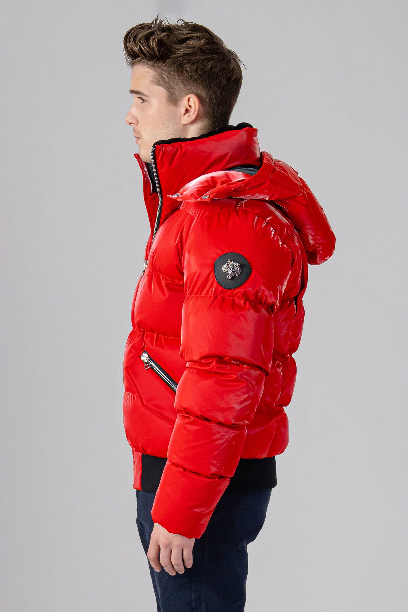 Winter Jacket Red Puffer Fashion Nova Men Puffer Jacket High