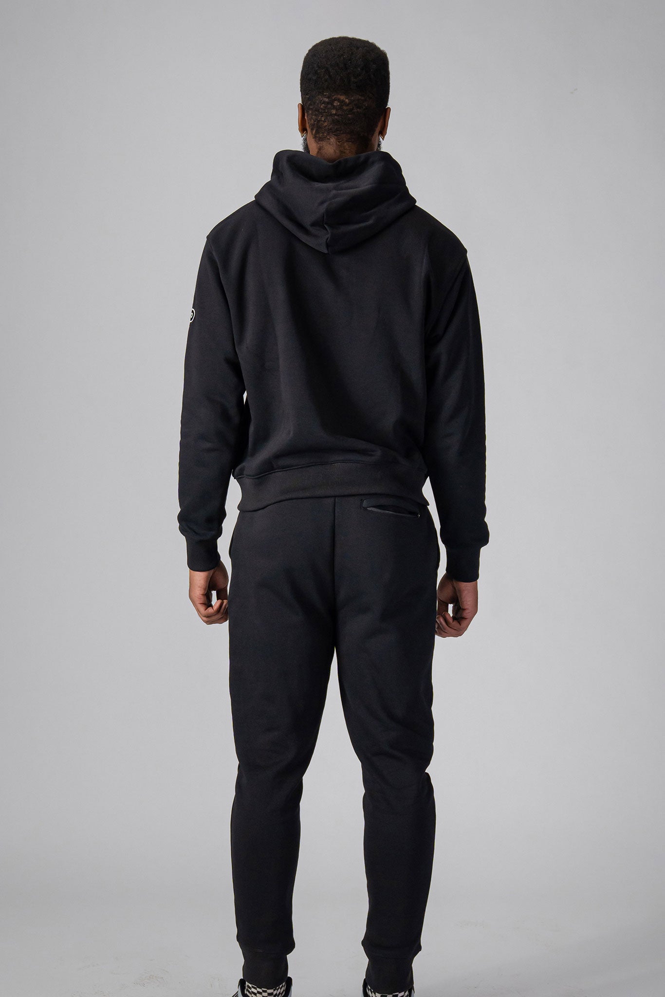 Woodpecker Unisex Cotton Sweatsuit, Black Colour, Woodpecker, Coat, Moose, Knuckles, Canada, Goose, Mackage, Montcler, Will, Poho, Willbird, Nic, Bayley. Super cozy casual for home or activewear.