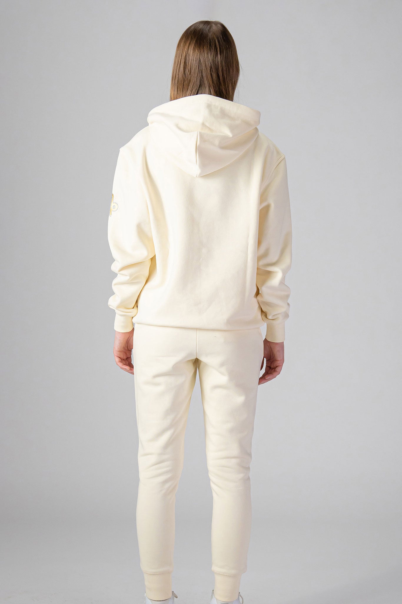 Woodpecker Unisex Cotton Sweatsuit, Cream Colour, Woodpecker, Coat, Moose, Knuckles, Canada, Goose, Mackage, Montcler, Will, Poho, Willbird, Nic, Bayley. Super cozy casual for home or activewear.
