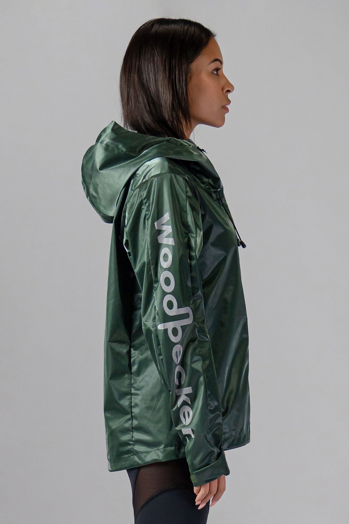 Women's Wind Shell Green Diamond – Woodpecker1