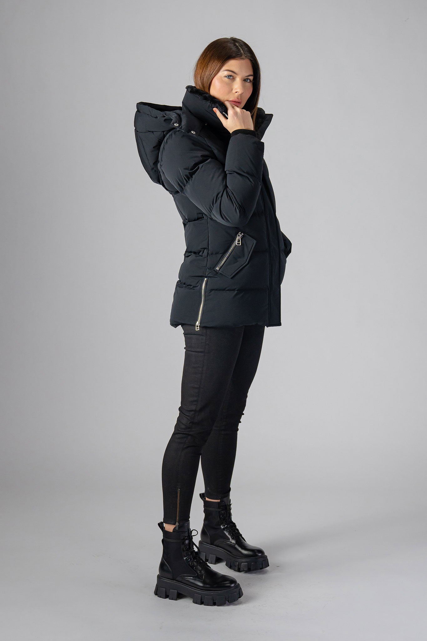 Black jacket womens winter best sale