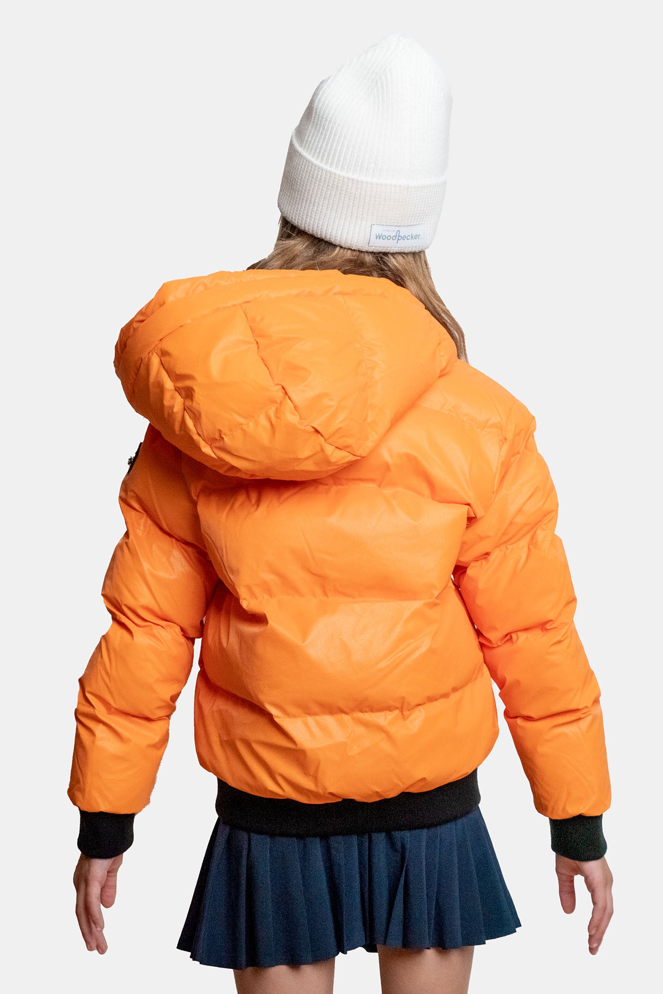 Kids' UNISEX Chickadee Coat - Orange Diamond