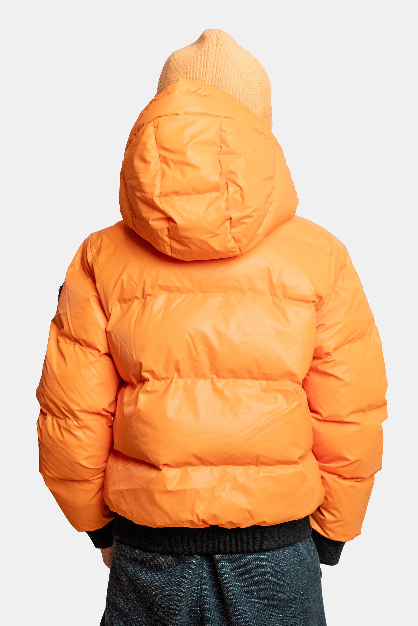 Kids' UNISEX Chickadee Coat - Orange Diamond