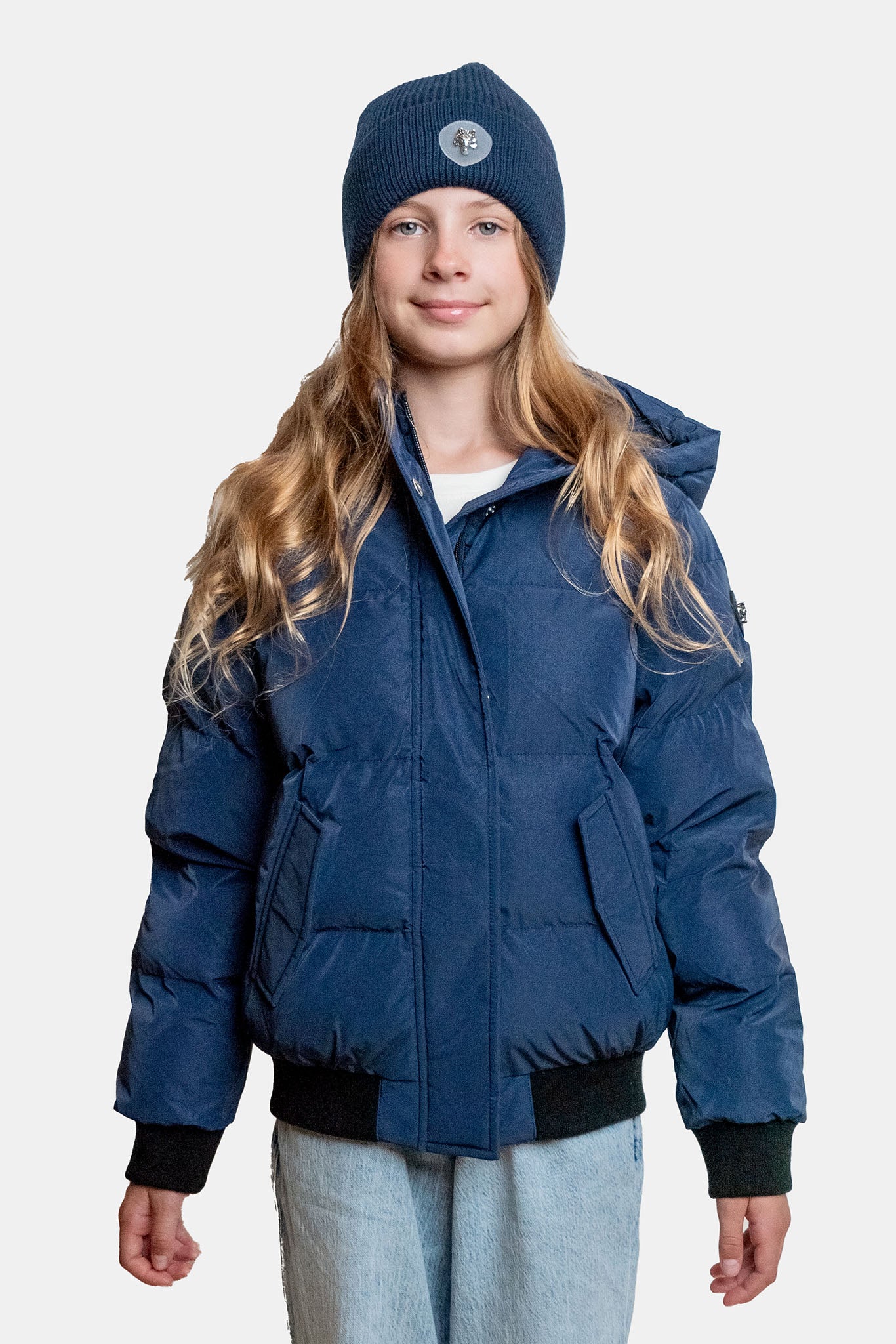 Kids' UNISEX Chickadee Coat - Sapphire Diamond
